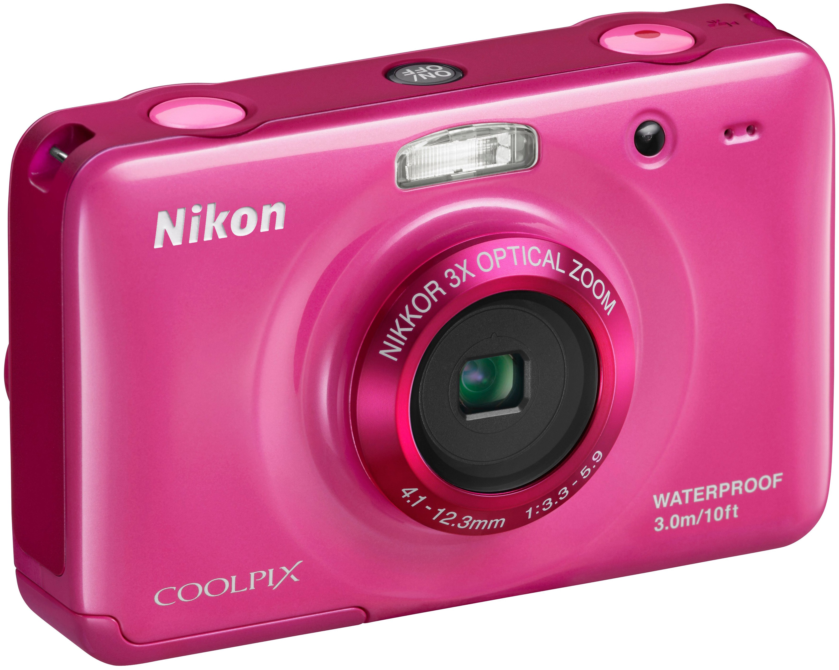 Nikon CoolPix S30 kompaktkamera (rosa)
