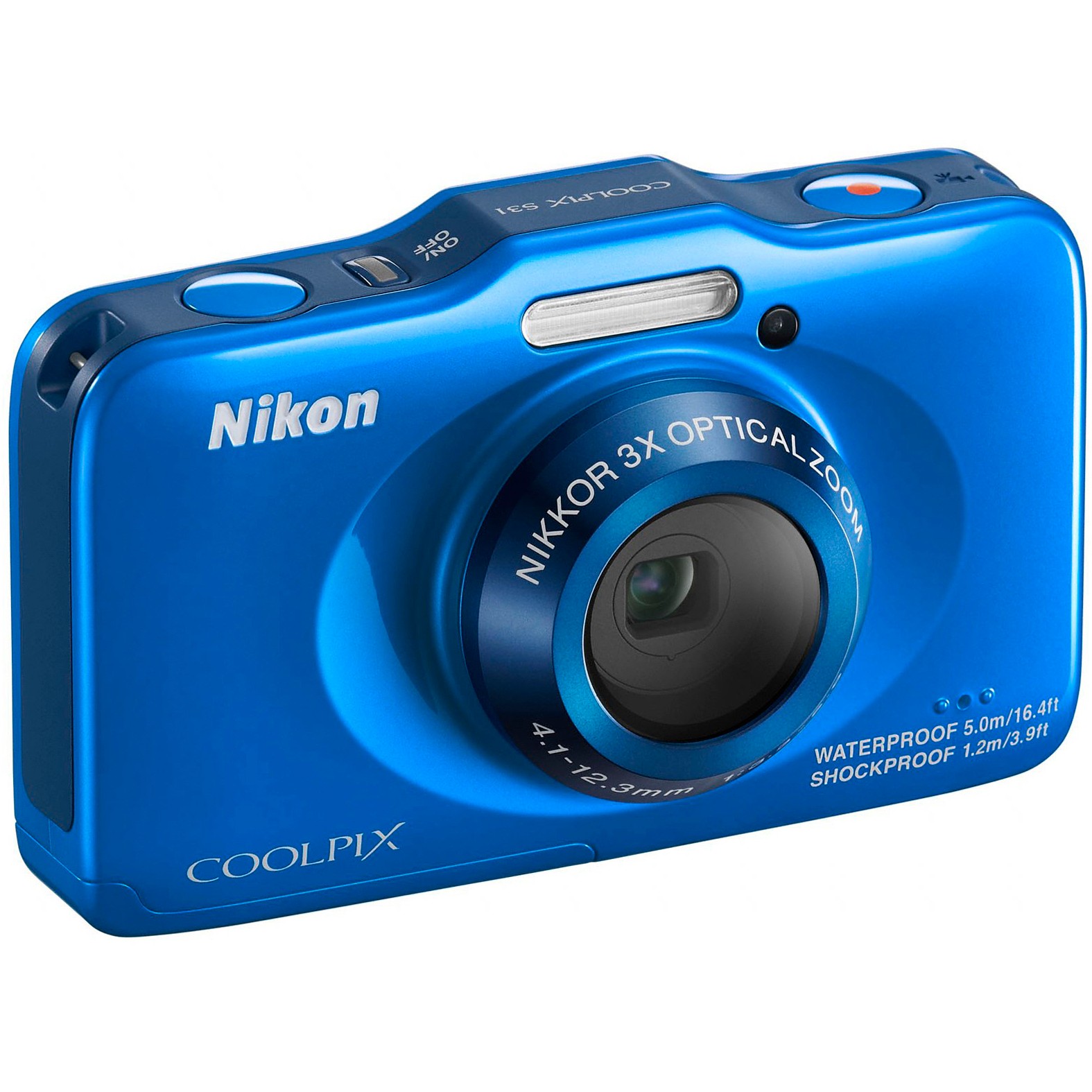 Nikon Coolpix S31 digikamera (sininen)