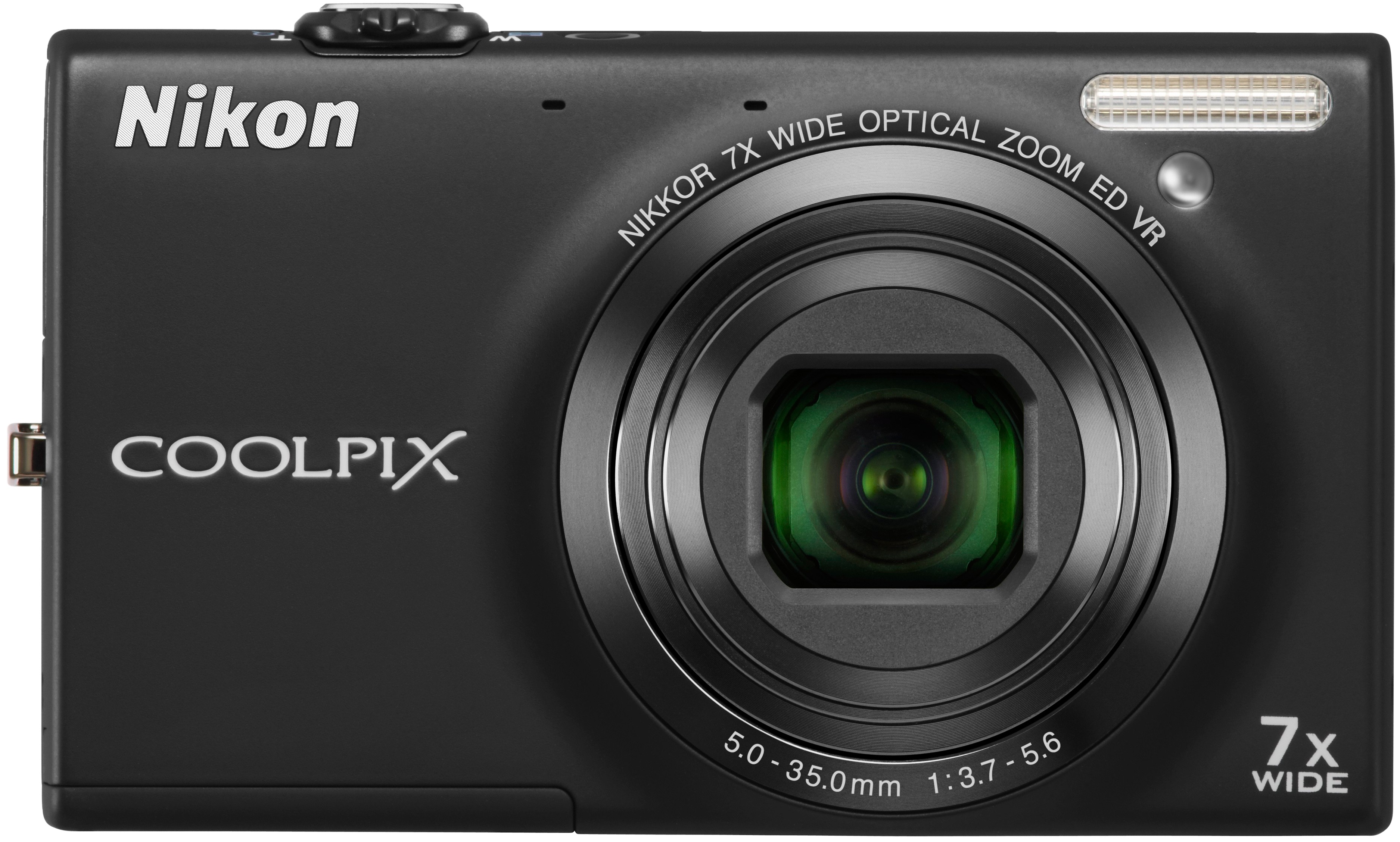 Nikon CoolPix S6150 Kompaktkamera (svart)