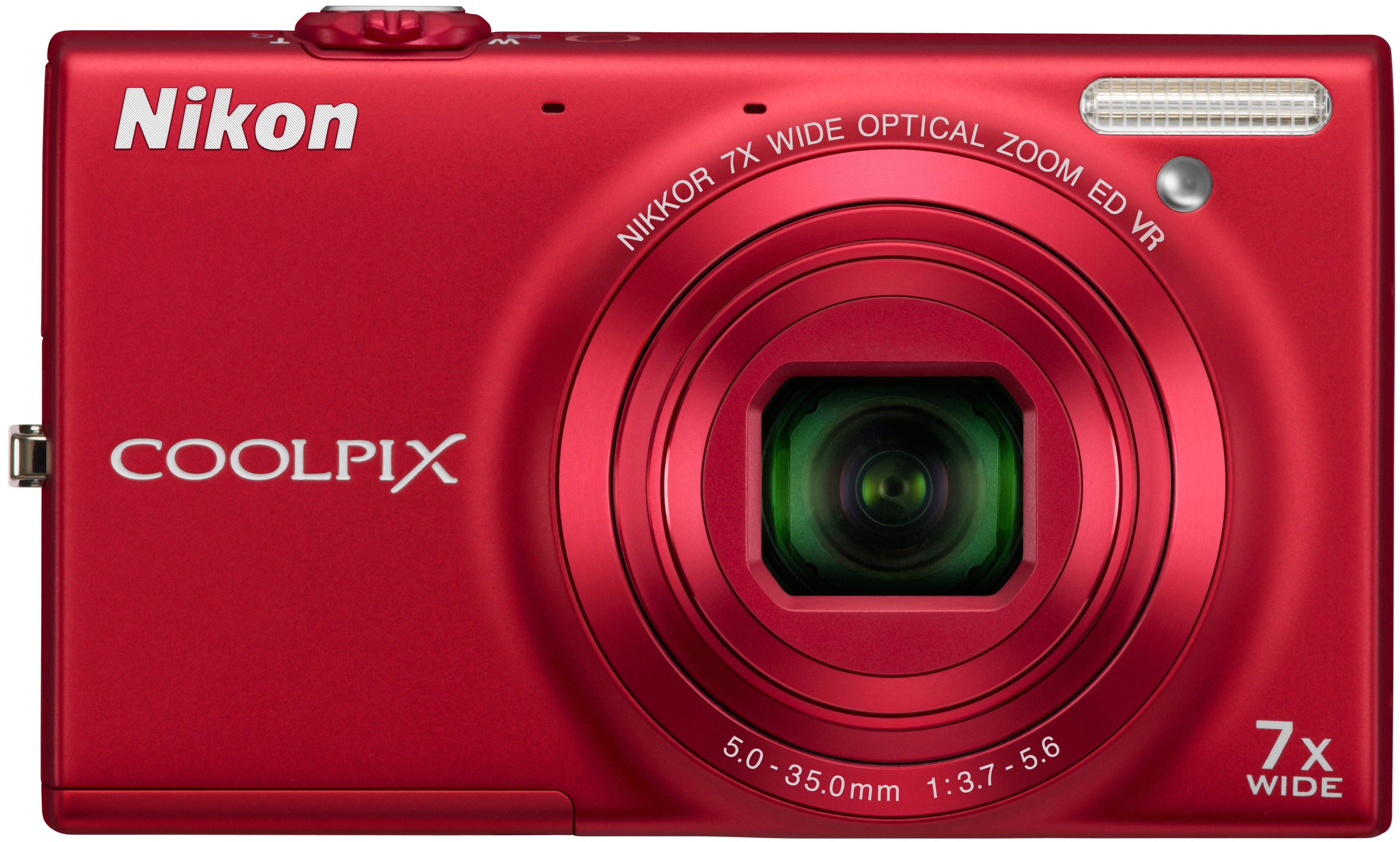 Nikon CoolPix S6150 digikamera (punainen)