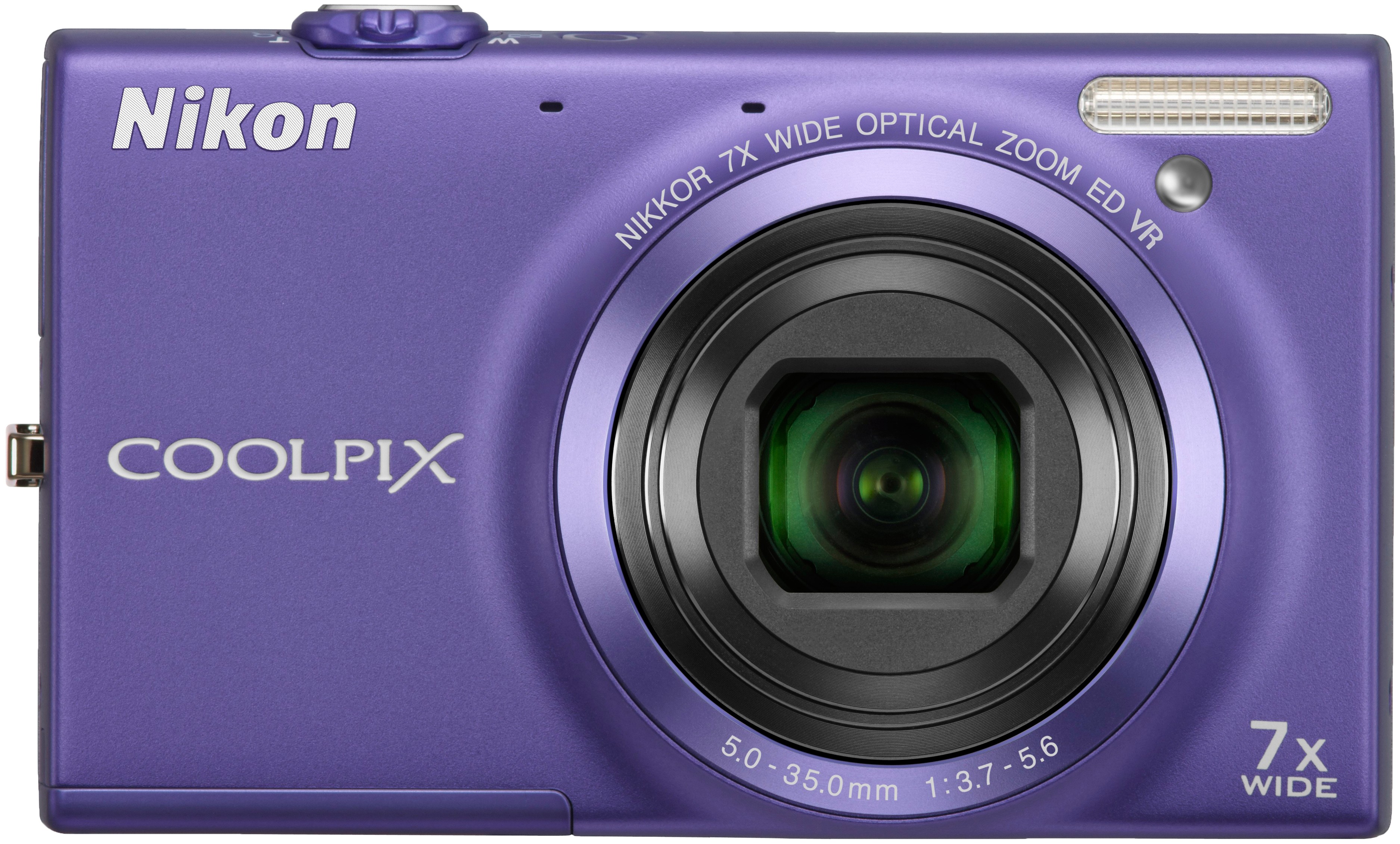 Nikon CoolPix S6150 Kompaktkamera (lila)