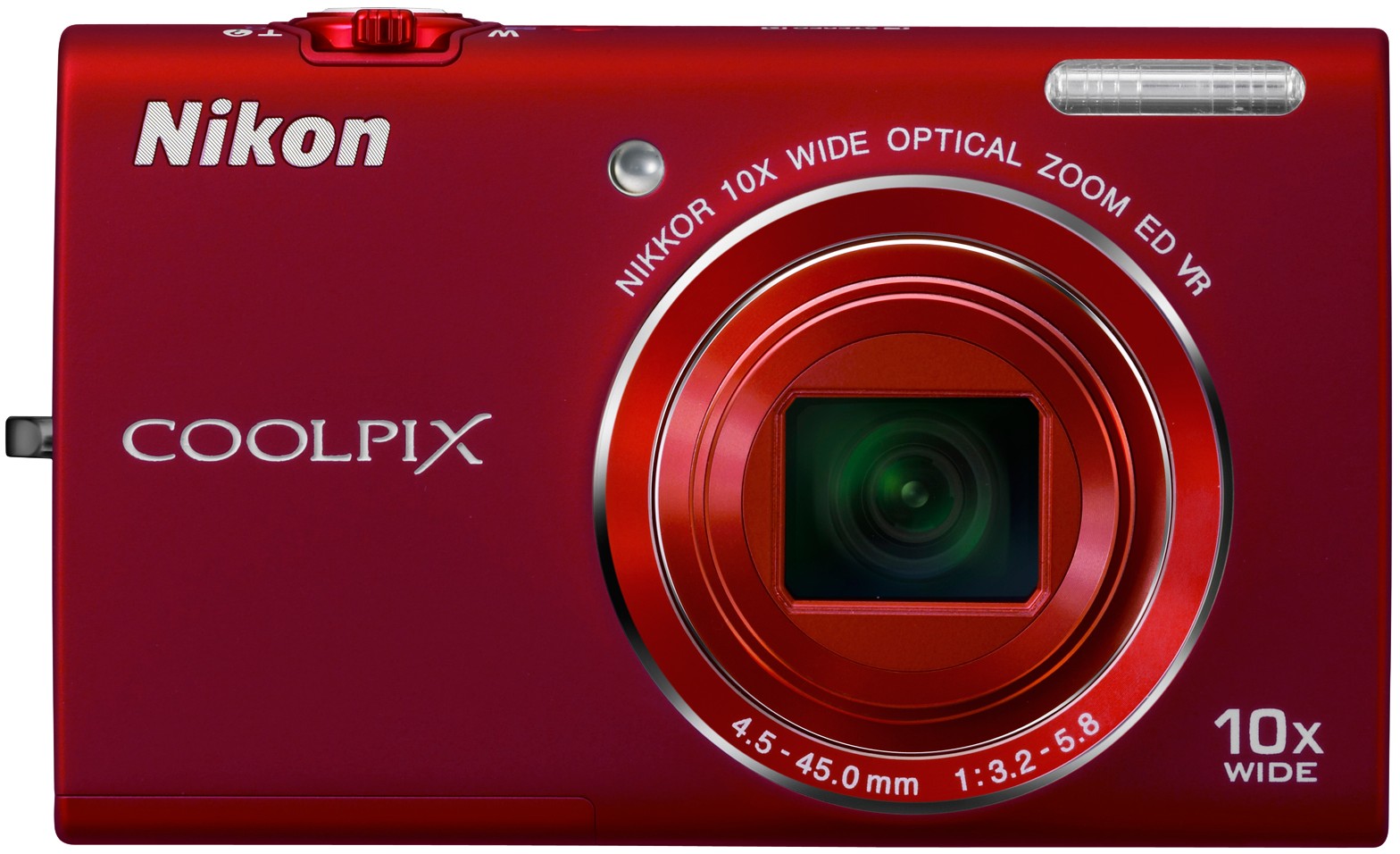Nikon CoolPix S6200 kompaktkamera (r&oslash;d)