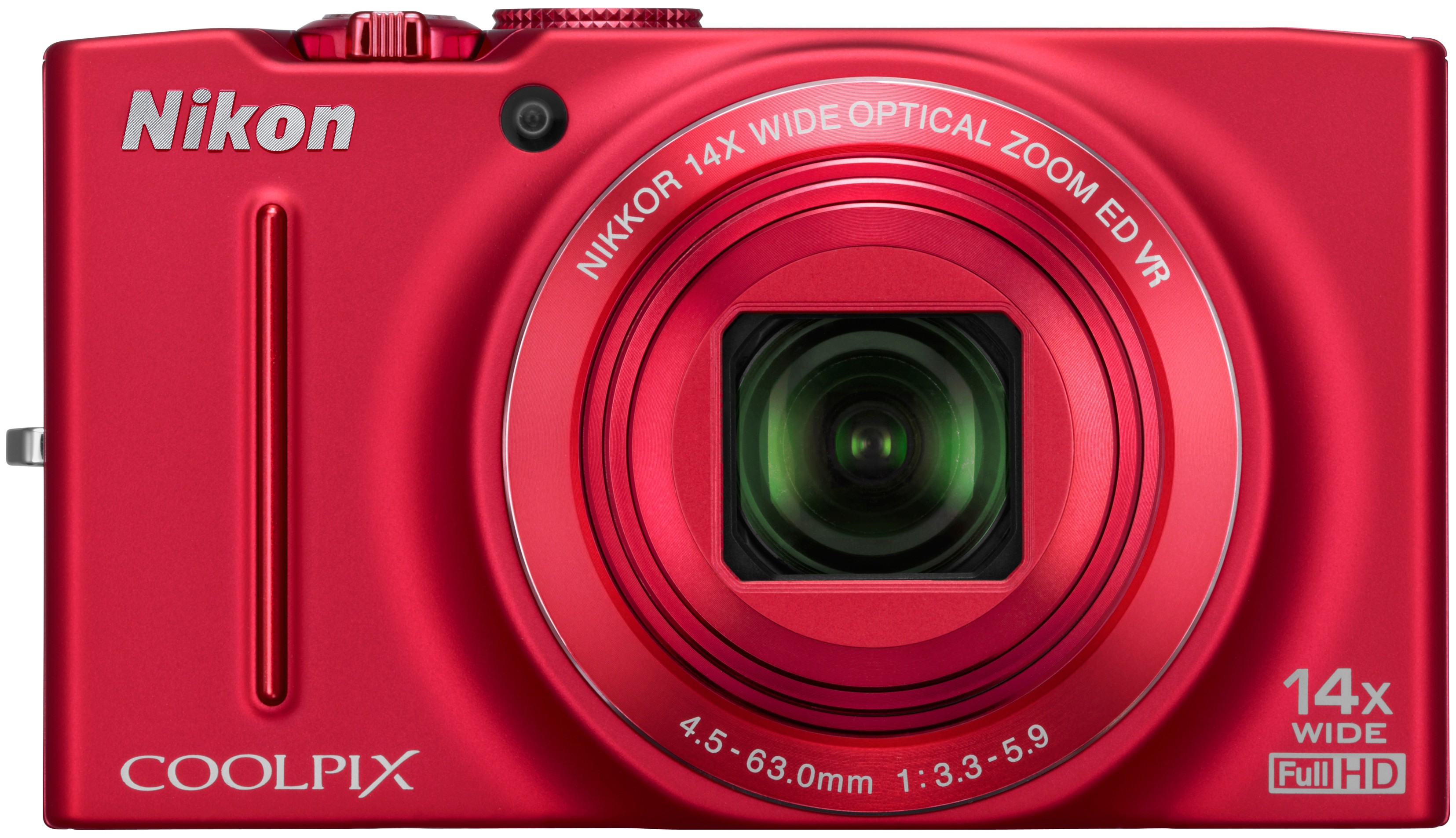 Nikon CoolPix S8200 Kompaktkamera (r&ouml;d)