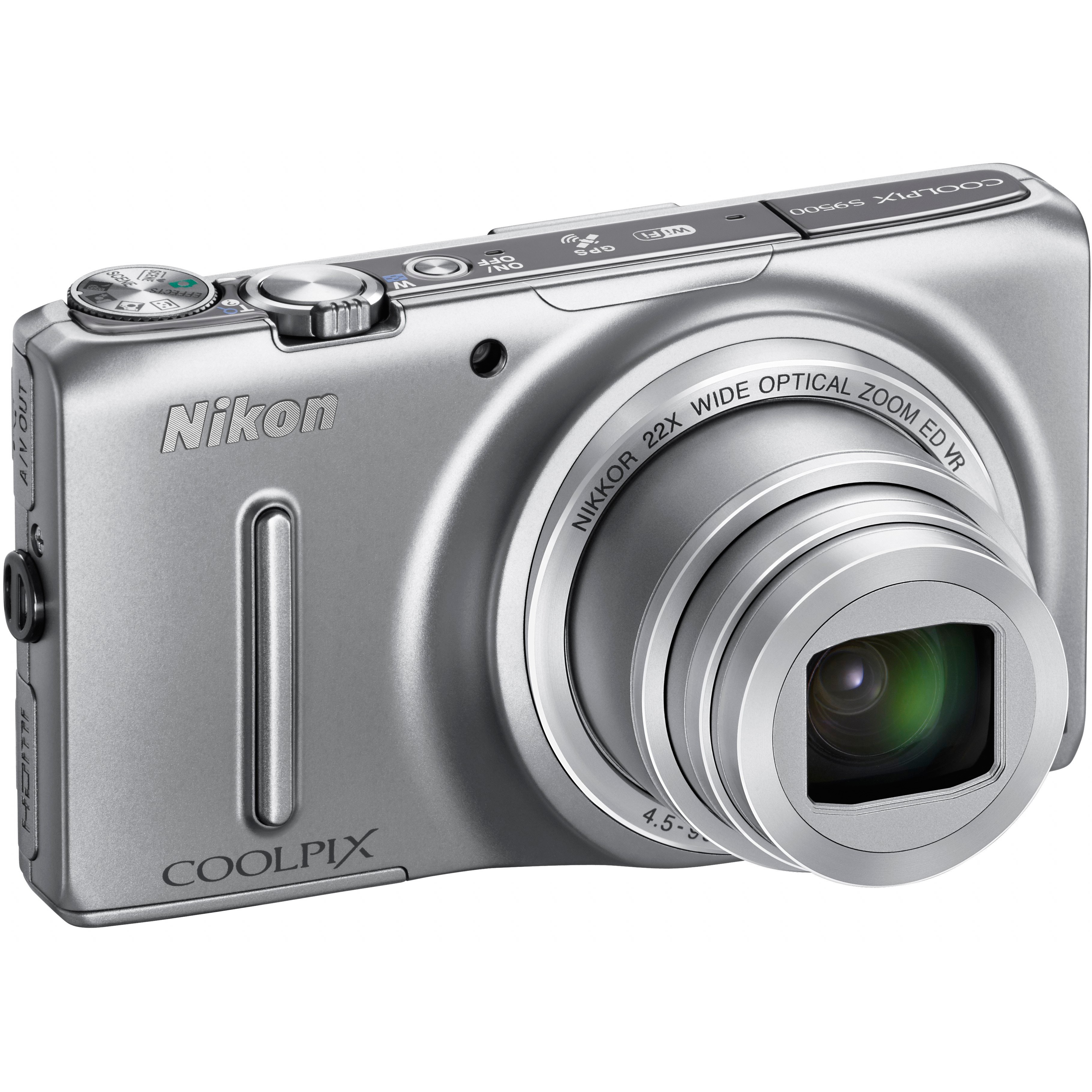 Nikon Coolpix S9500 digikamera (hopea)
