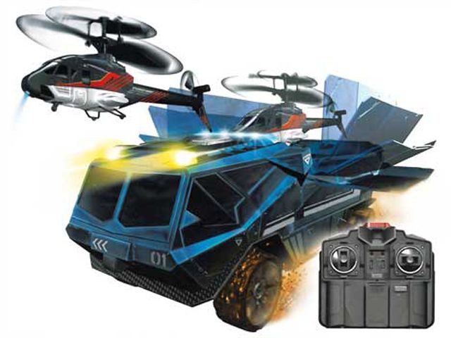 Silverlit  I/R Heli Mission - auto a vrtulník