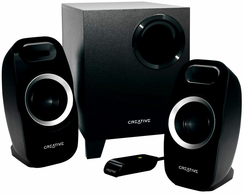 Creative Inspire 2.1 høyttalersystem T3300 (sort)