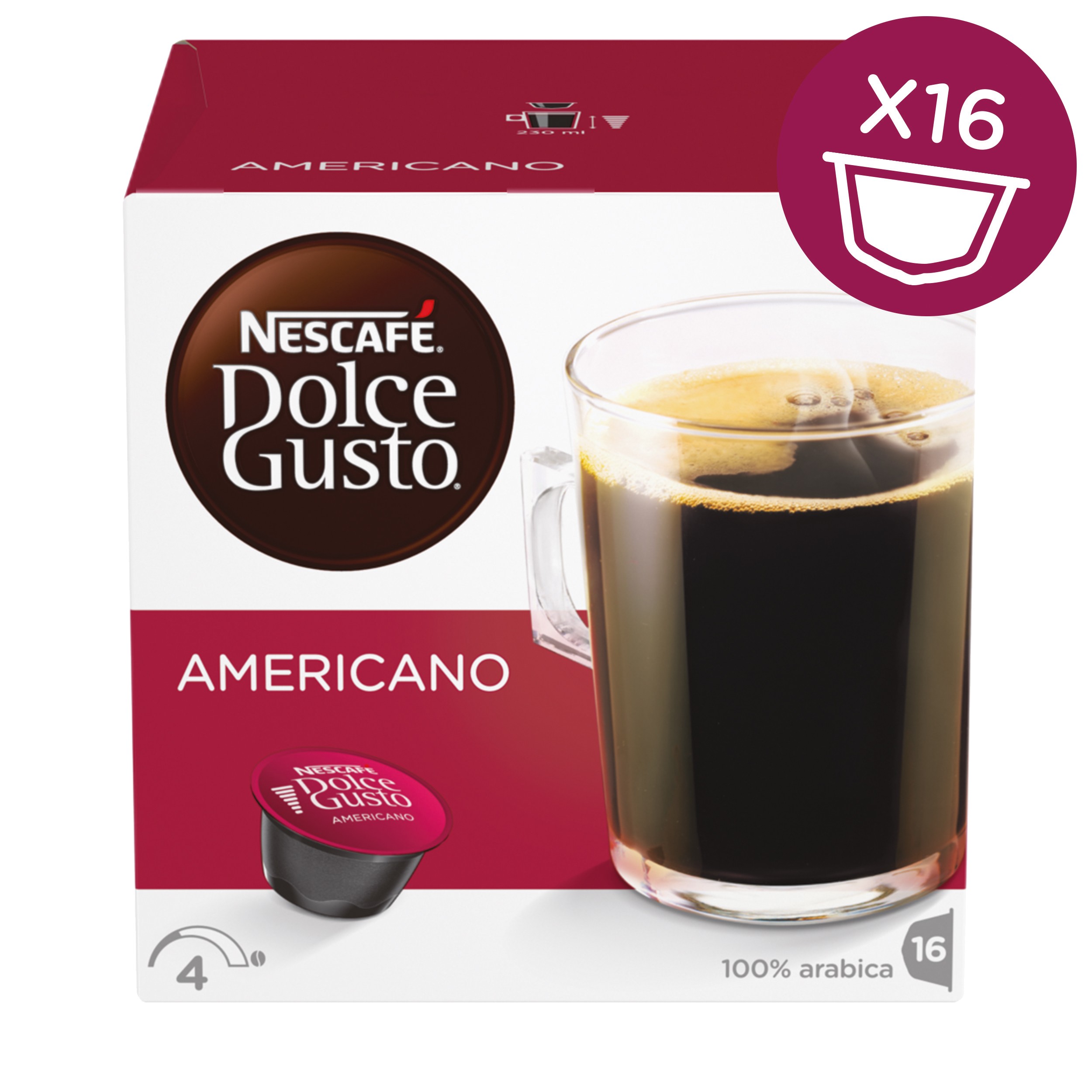 Nescafe Dolce Gusto Americano - kávové kapsle