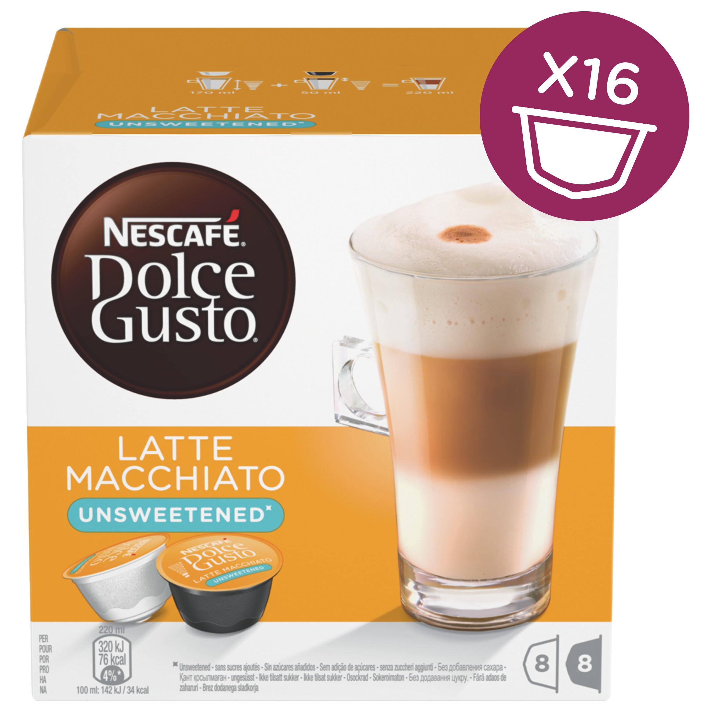 Nescafè Dolce Gusto kapsler - Latte Macchiato