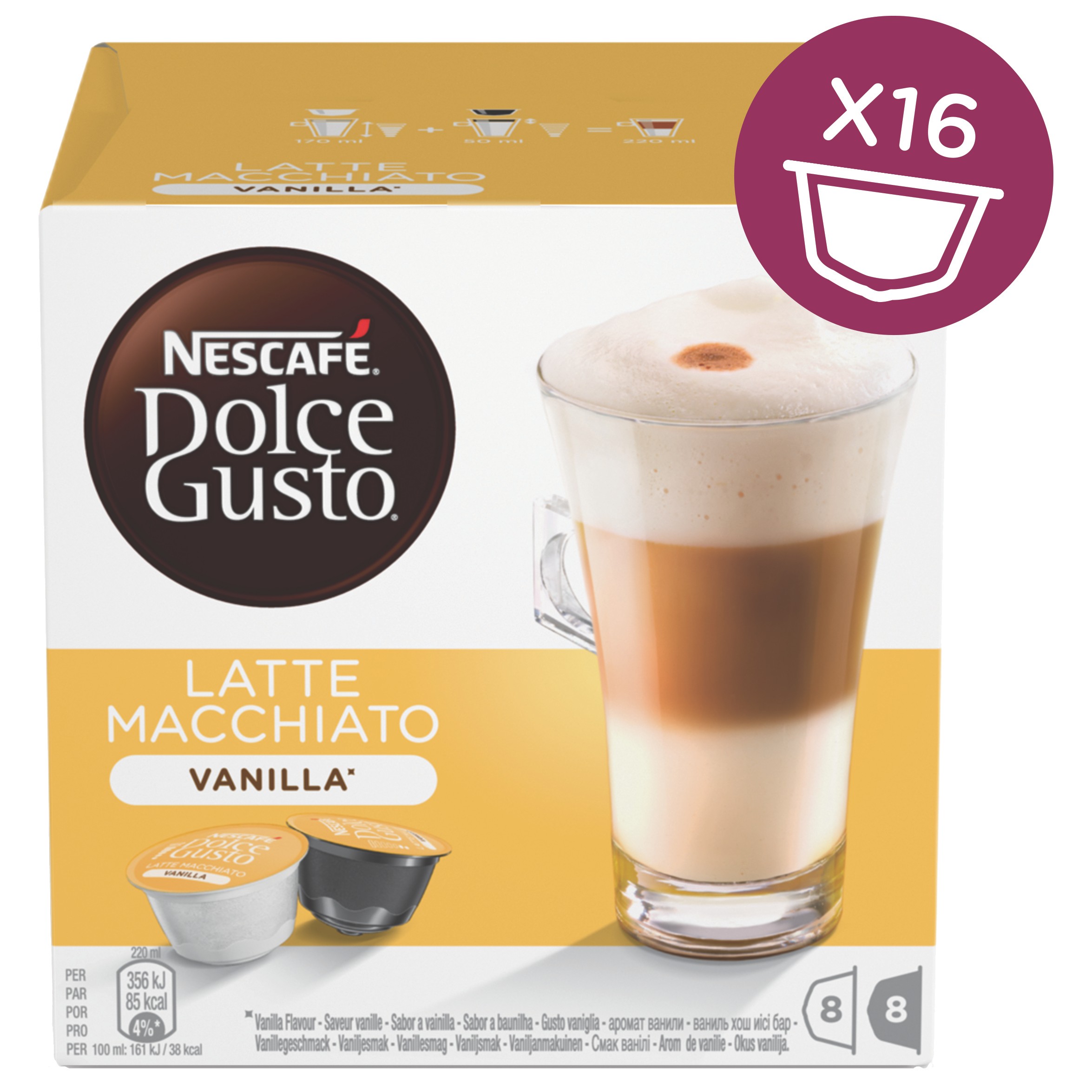 Nescafè Dolce Gusto Vanilla Latte Macchiato kaffek