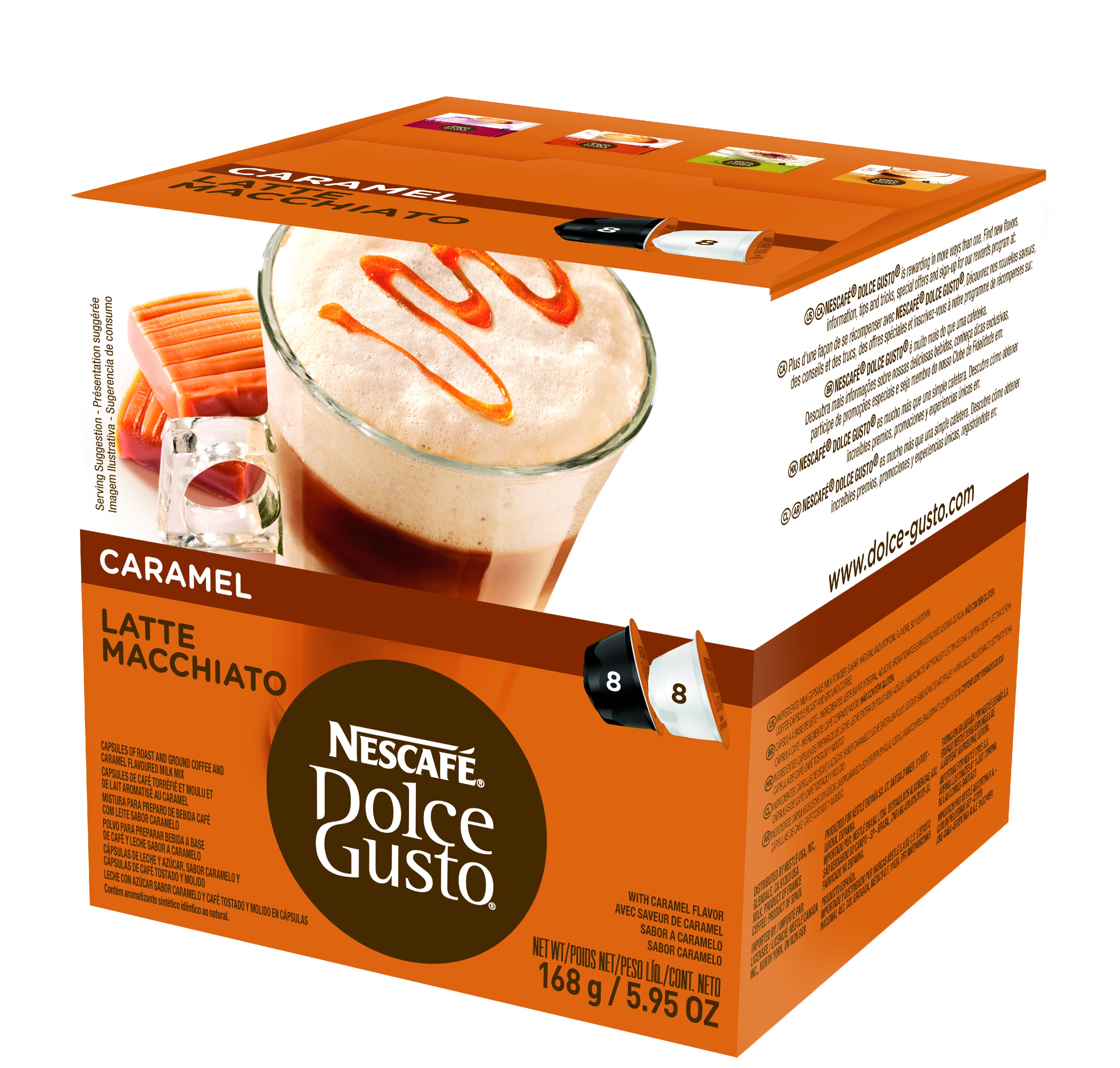 Nescaf&egrave; Dolce Gusto Caramel Latte Macchiato kaffek
