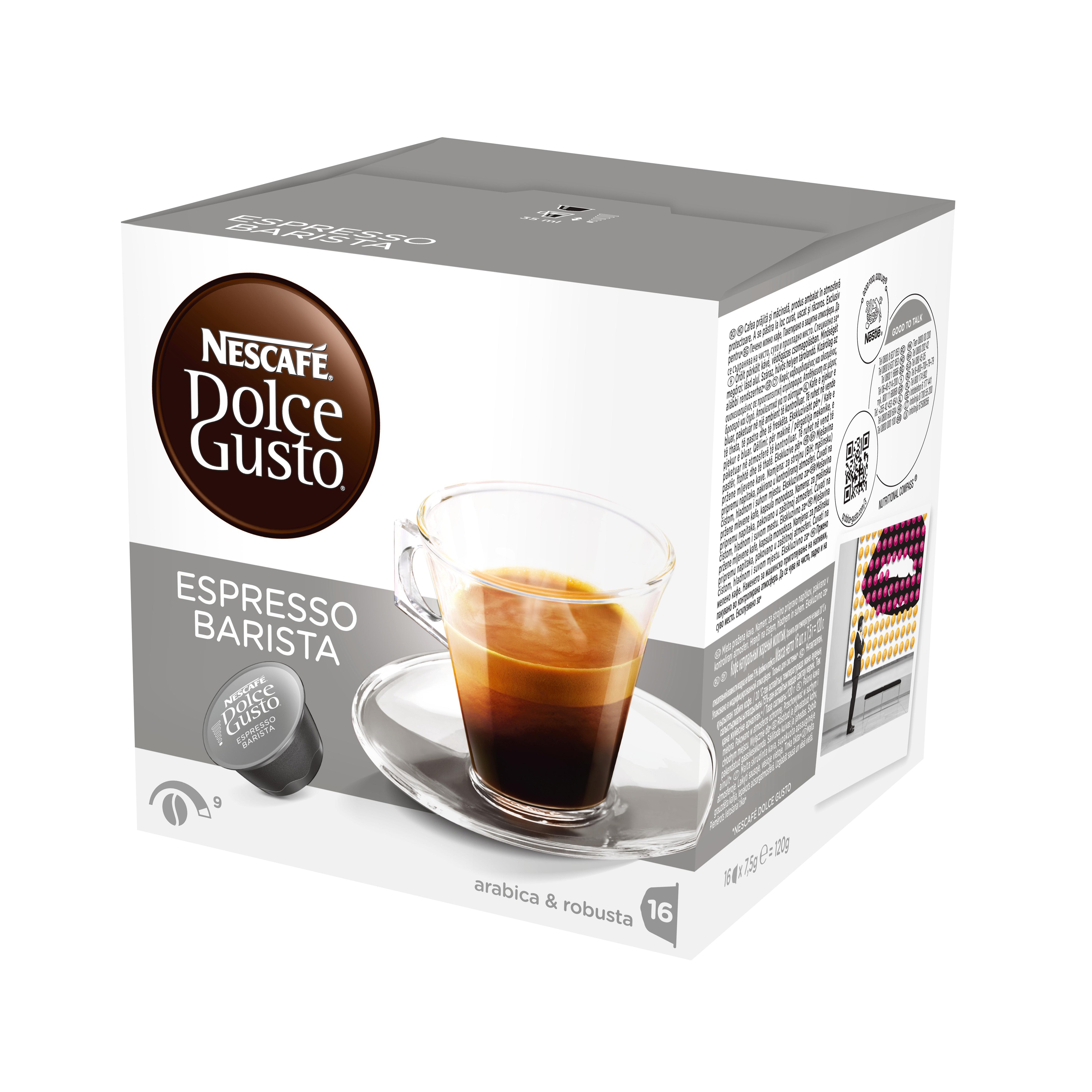 Dolce Gusto Espresso Barista - nápojové kapsule