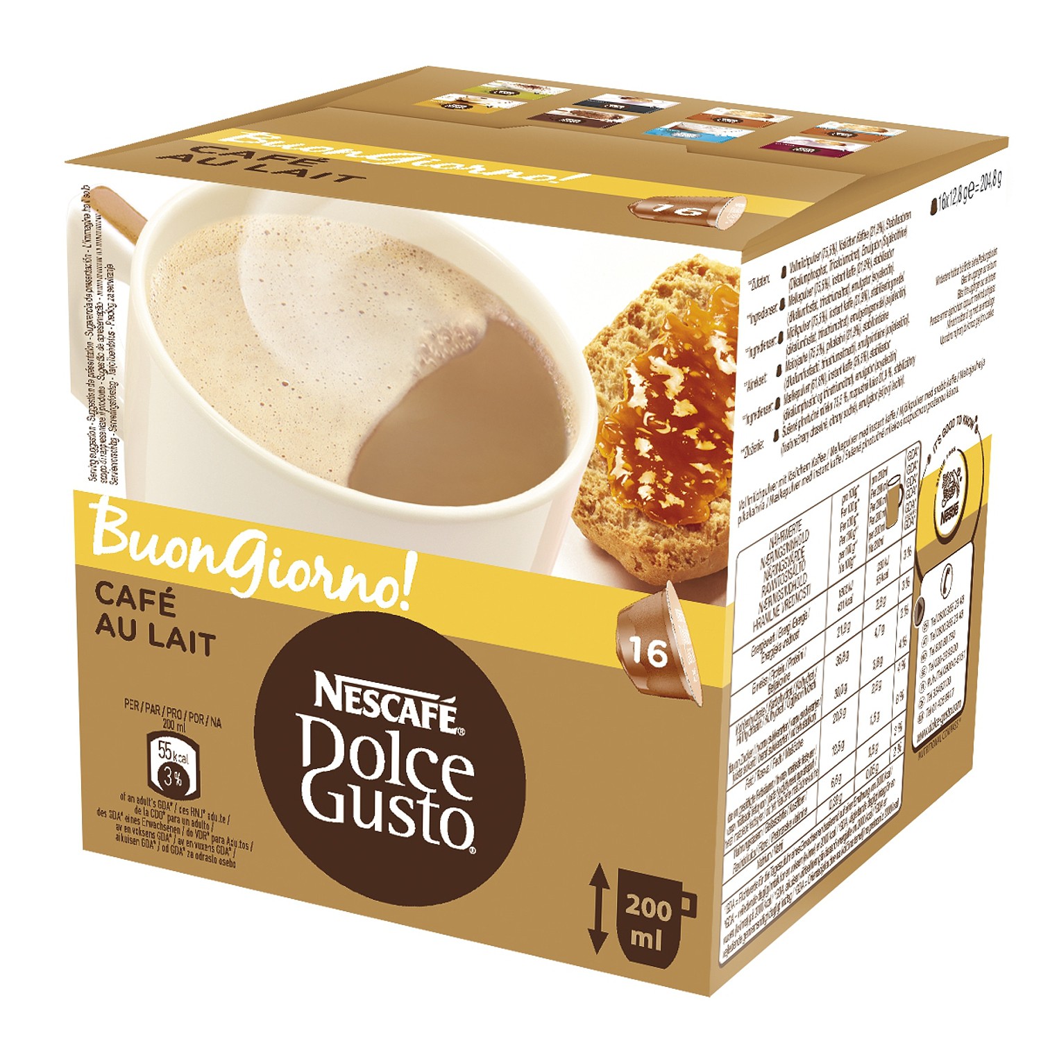 Nescaf&eacute; Dolce Gusto Cafe AuLait