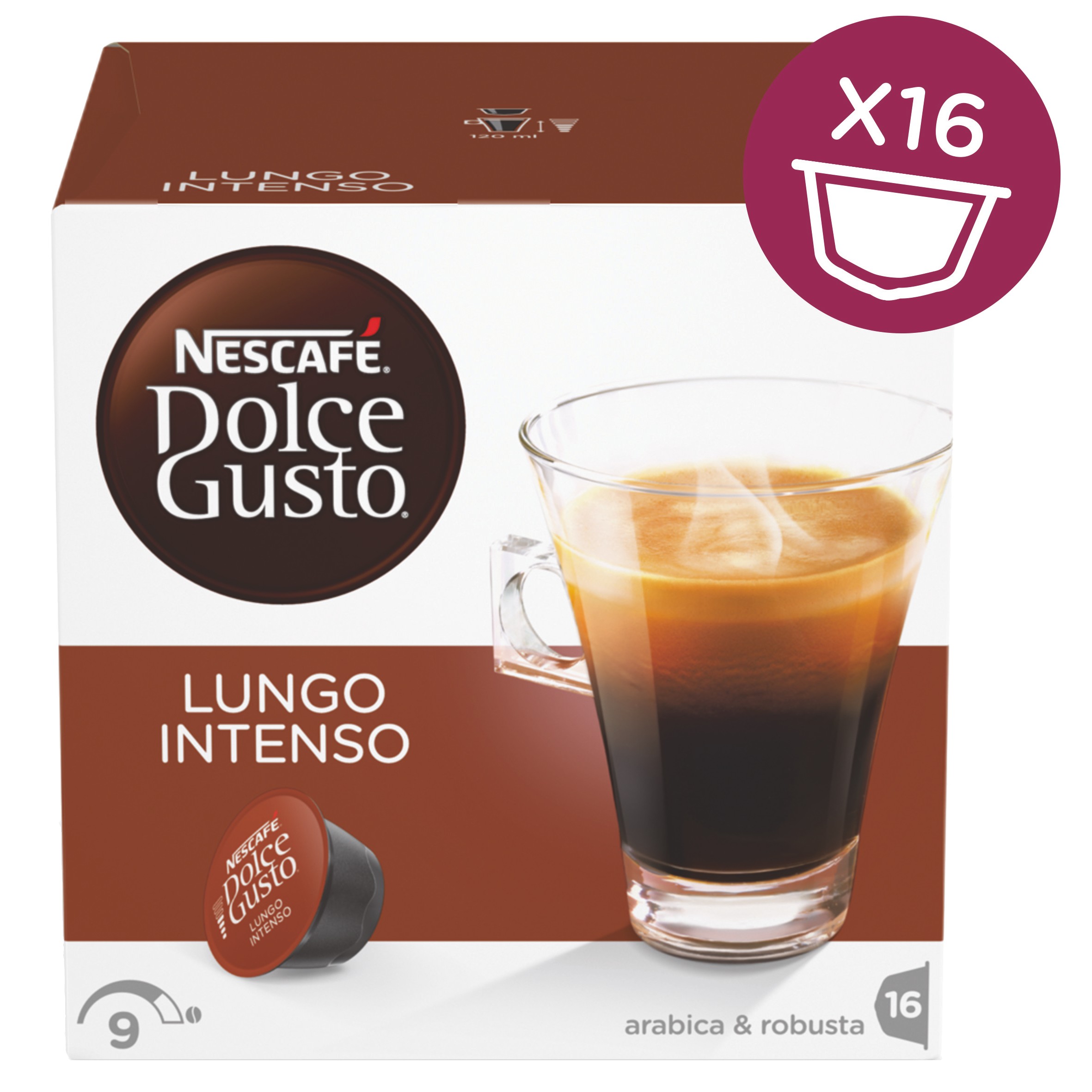 Nescafé Dolce Gusto Caffe Lungo Intenso –  kávové kapule
