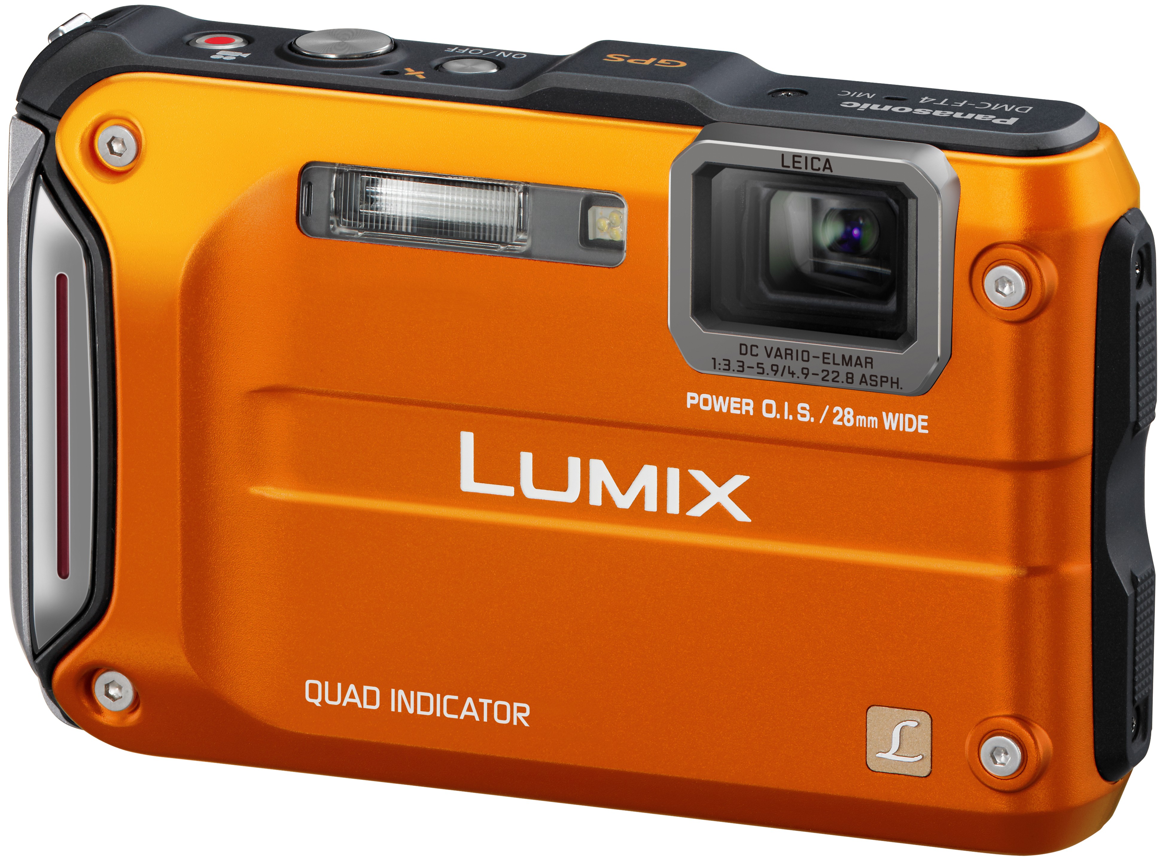 Panasonic Lumix DMC-FT4 Kompaktkamera (orange)