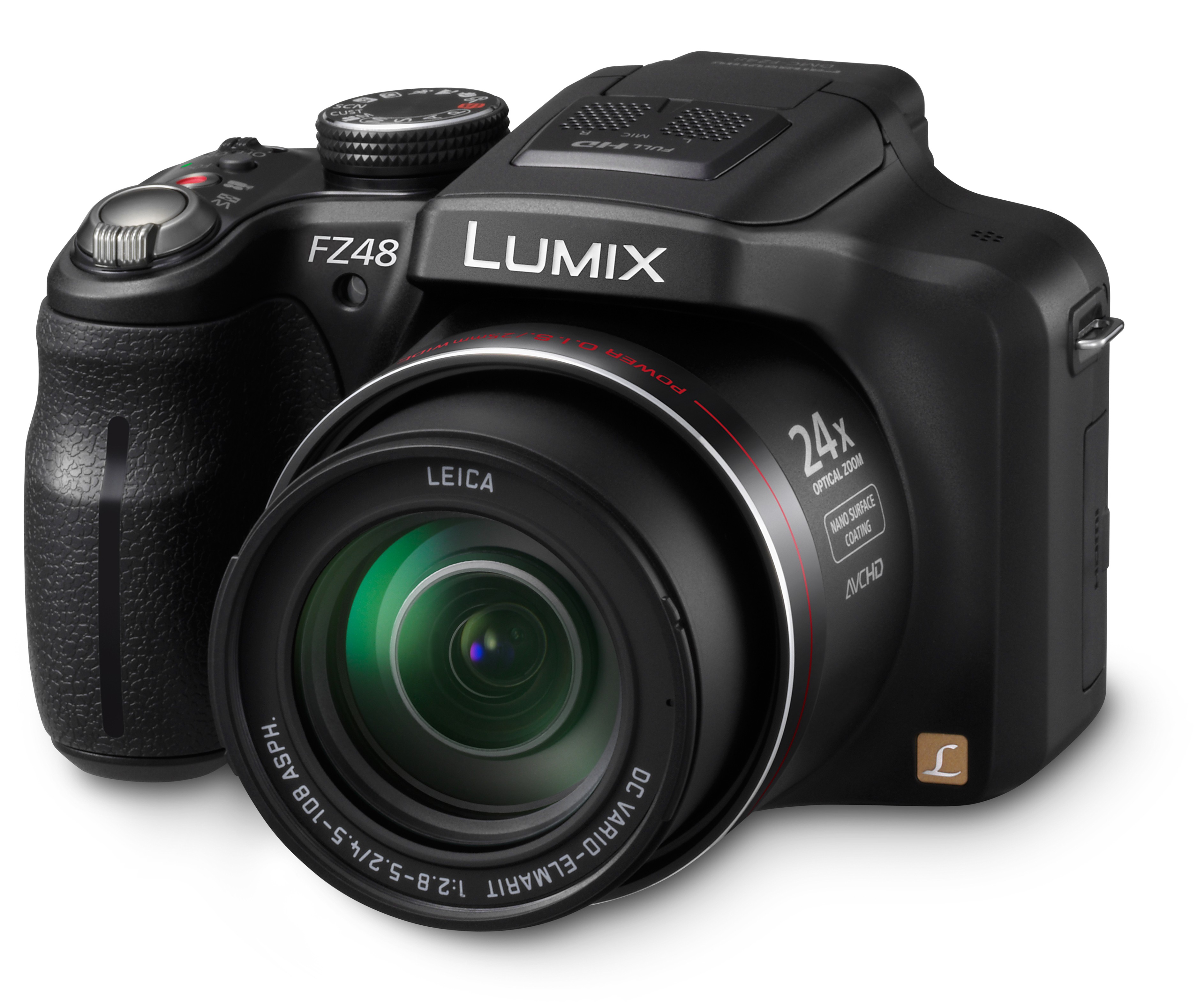 Panasonic LUMIX Kompaktkamera DMC-FZ48 (svart)