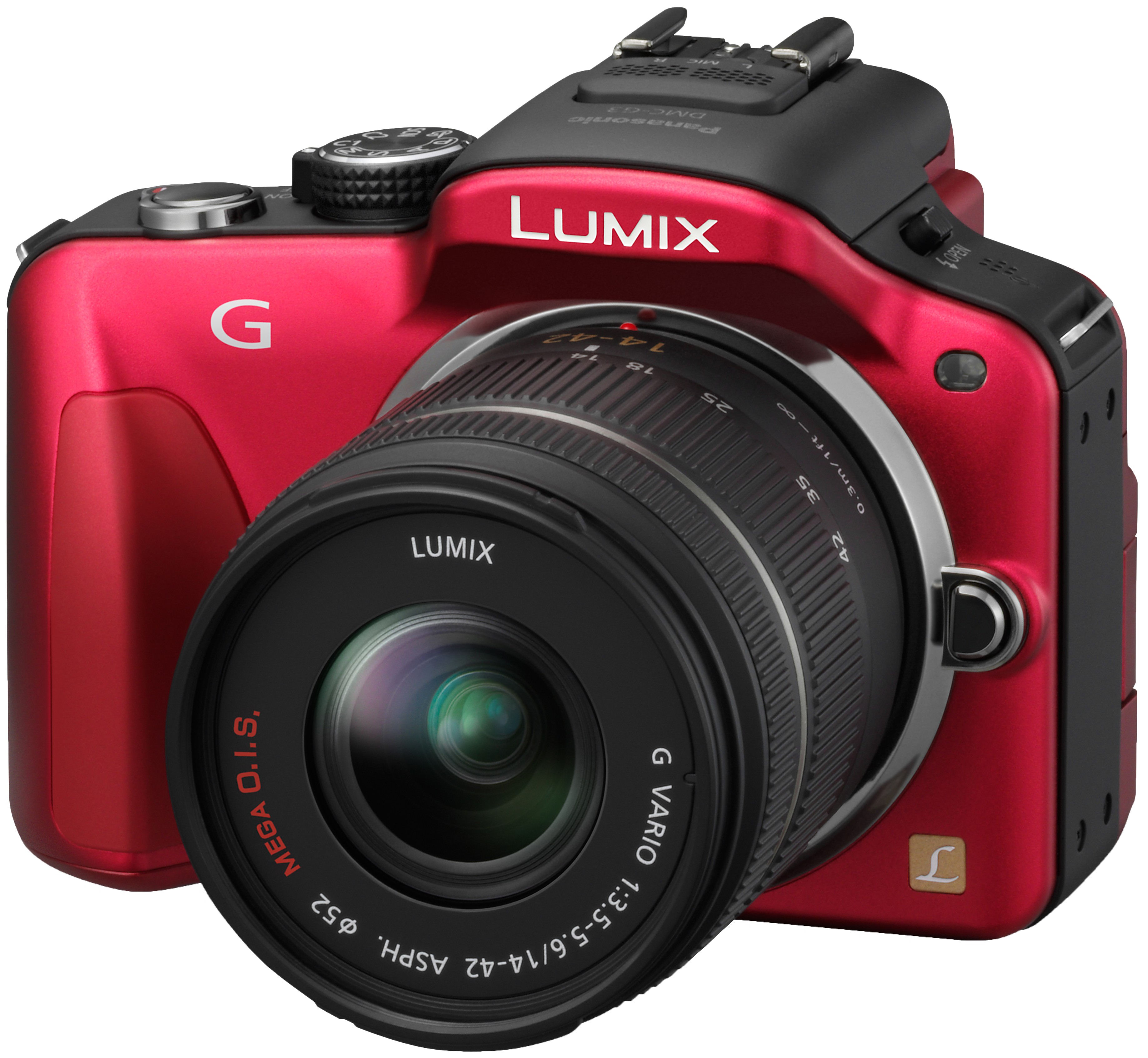 Panasonic DMC-G3 14-42mm Systemkamera (r&ouml;d)