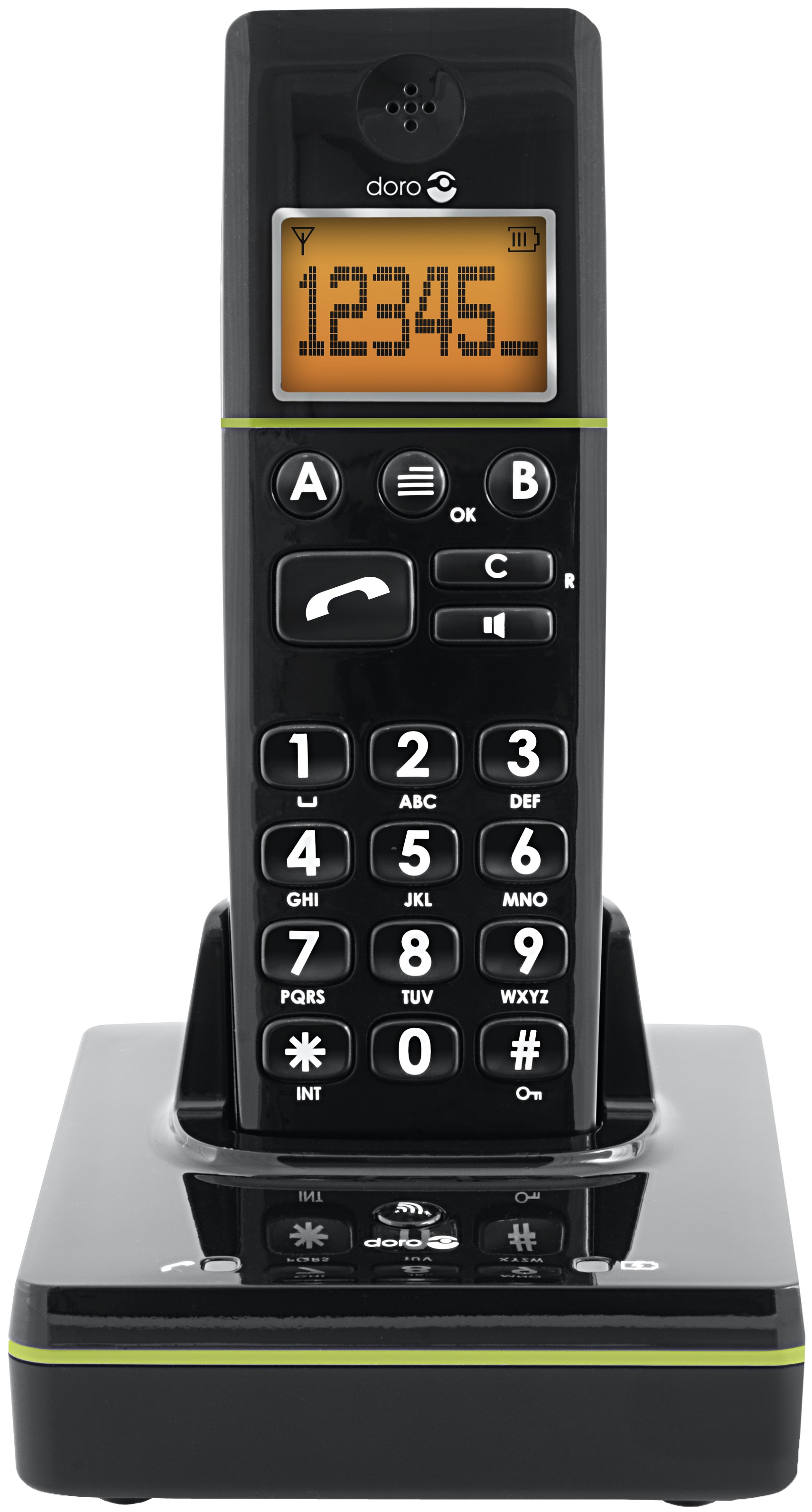 Doro PhoneEasy 336W langaton puhelin (musta)