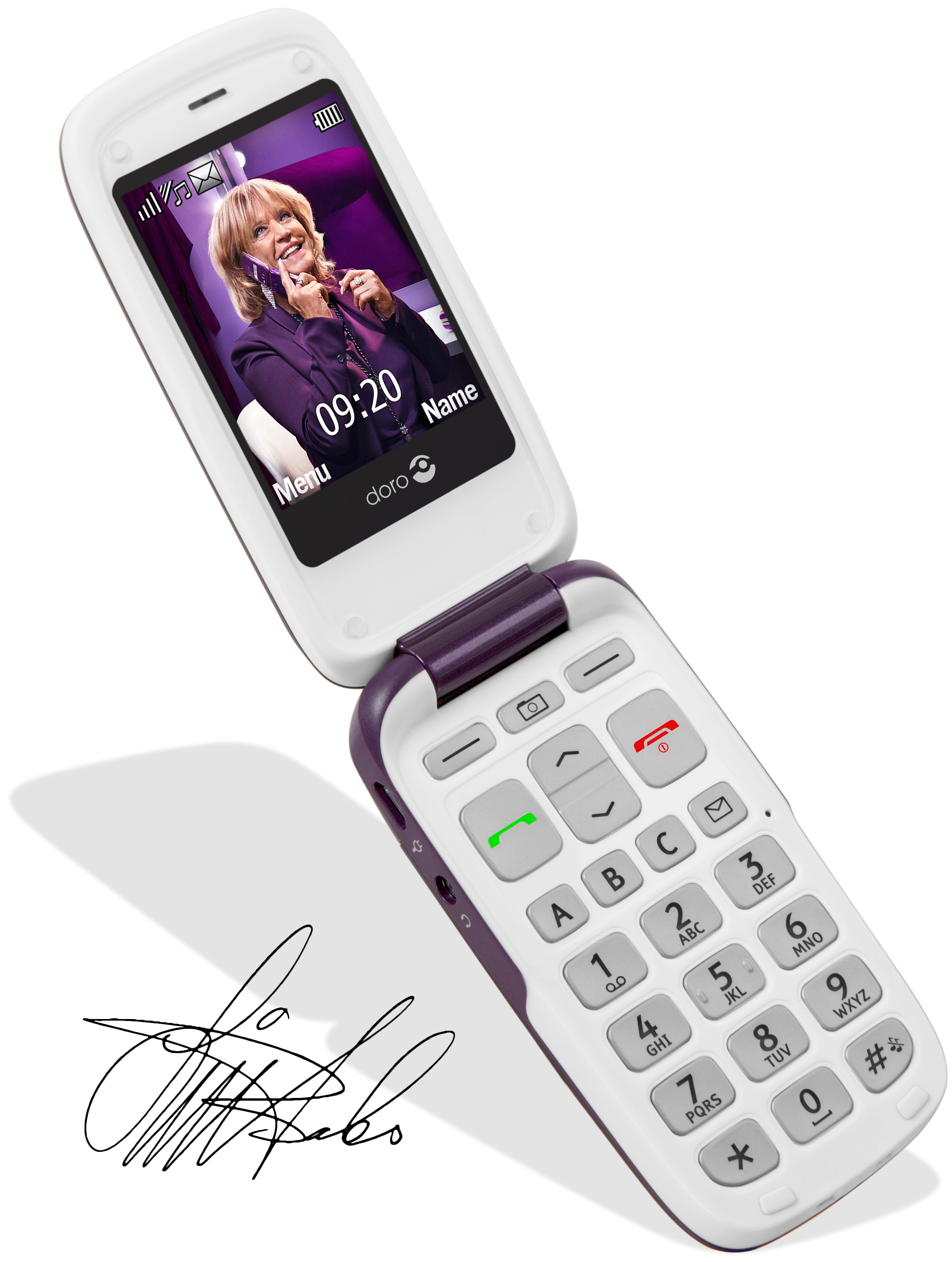 Doro PhoneEasy 615 Lill-Babs Edition (violetti)