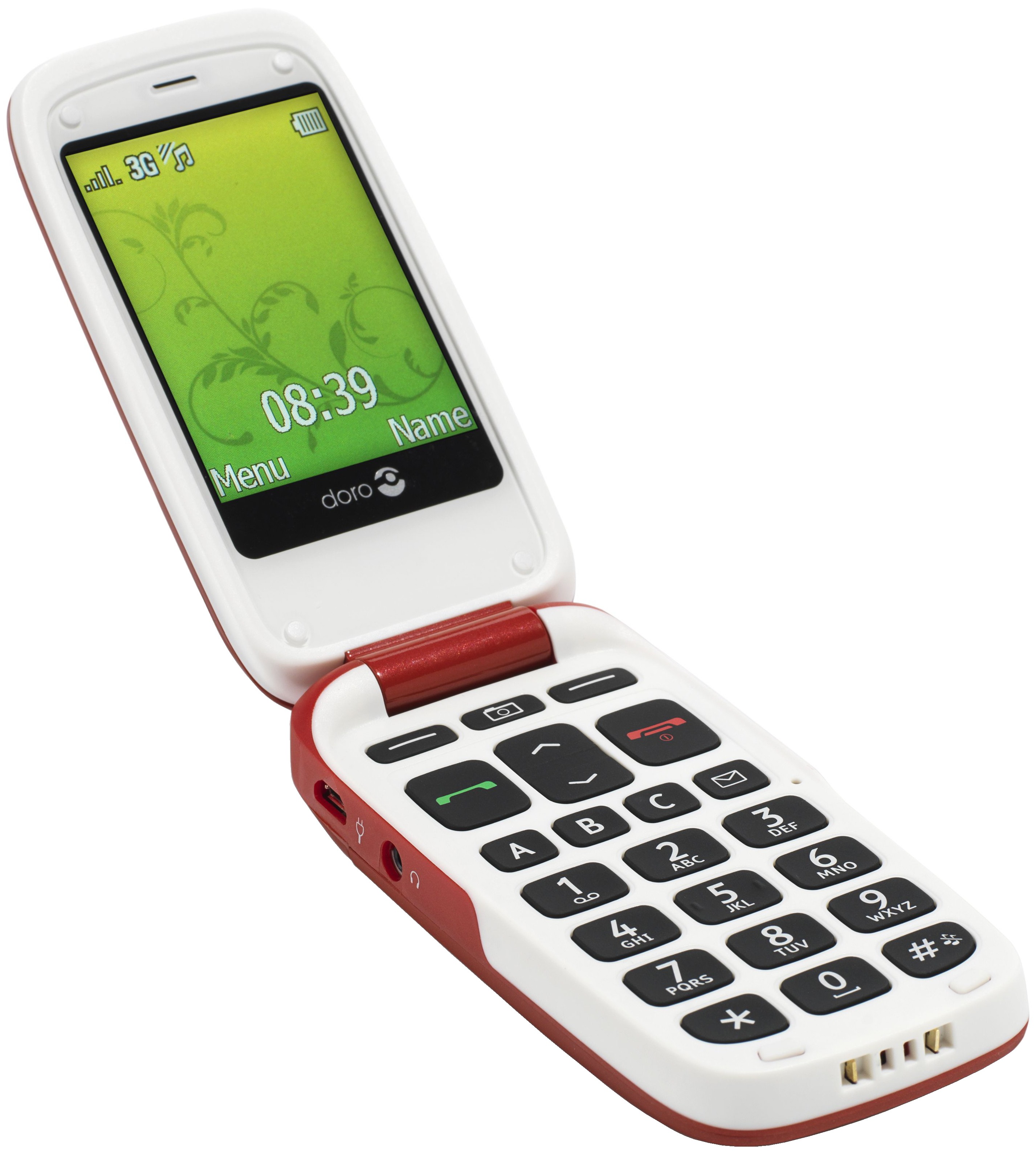 Doro PhoneEasy 615 Mobiltelefon (röd)