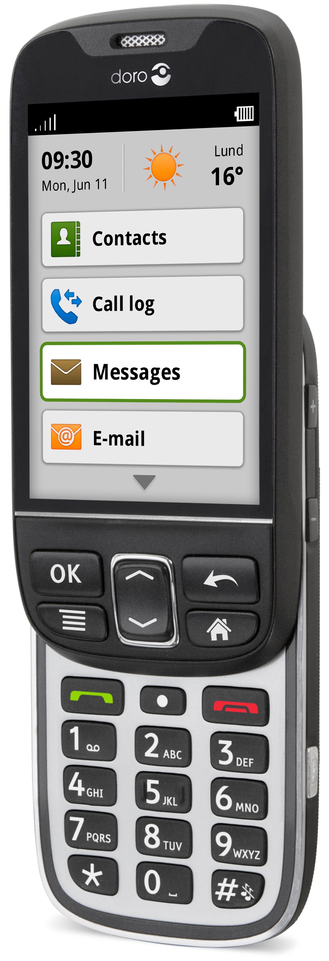 Doro PhoneEasy 740 smartphone (sort)