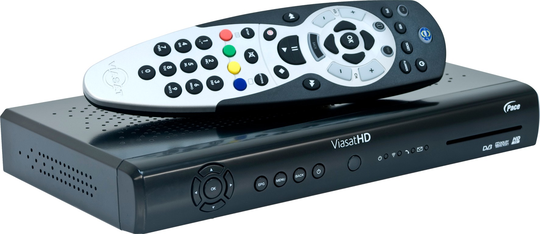 Pace HD Receiver f&ouml;r Viasat Satellit DS-830 HD