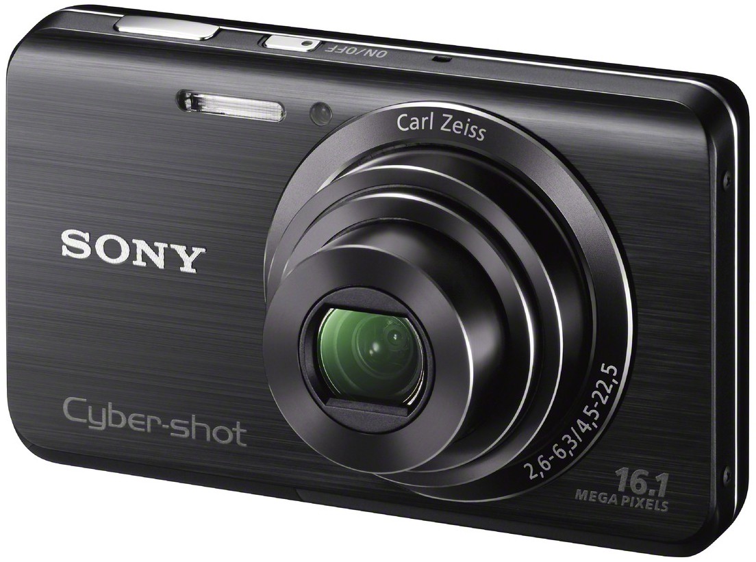 Sony DSC-W650 kompaktkamera (sort)
