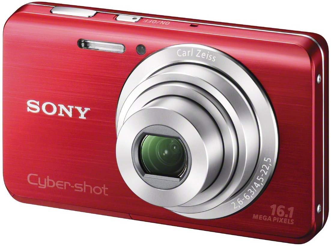 Sony DSC-W650 kompaktkamera (r&oslash;d)