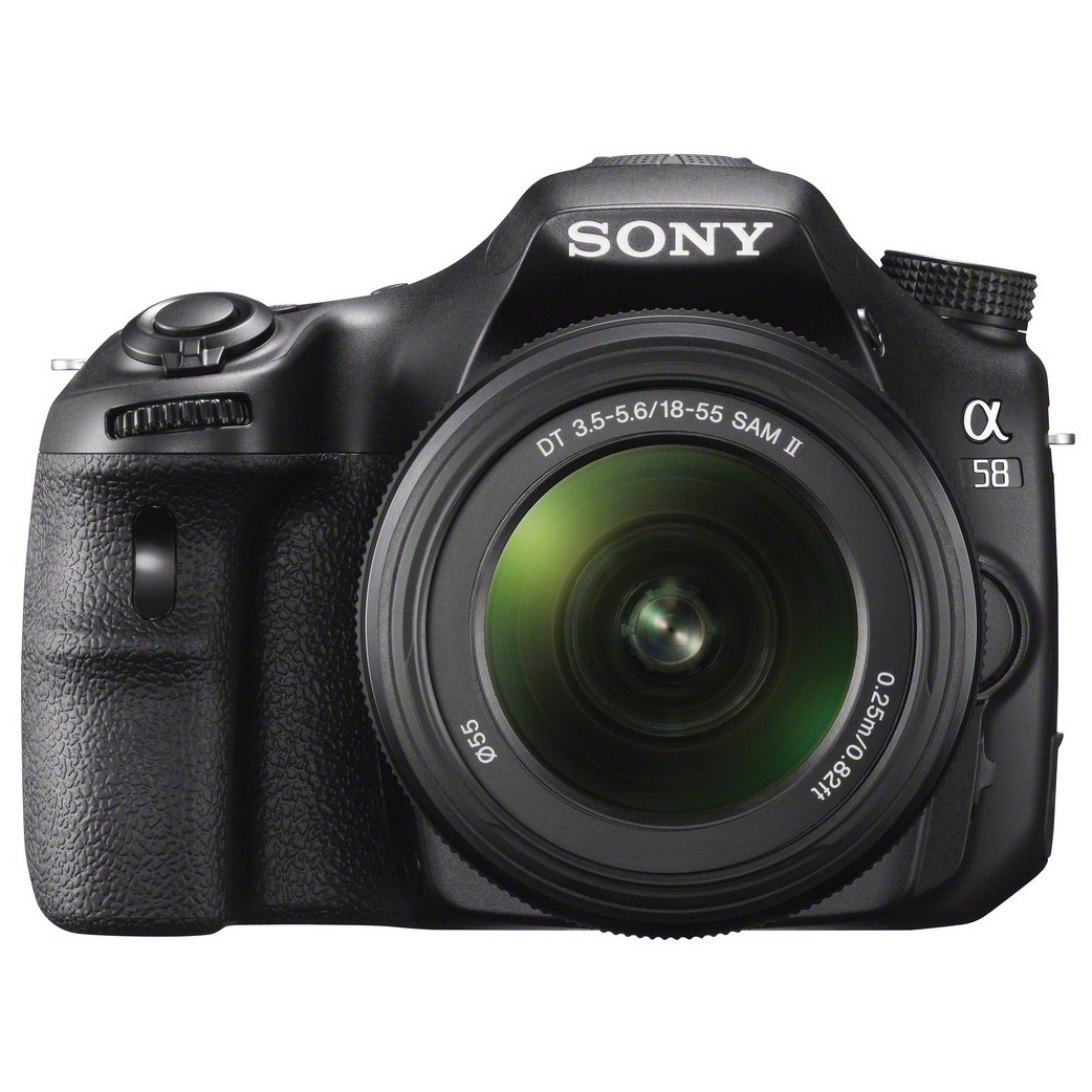 Sony SLT-A58 systemkamera med 18-55mm objektiv