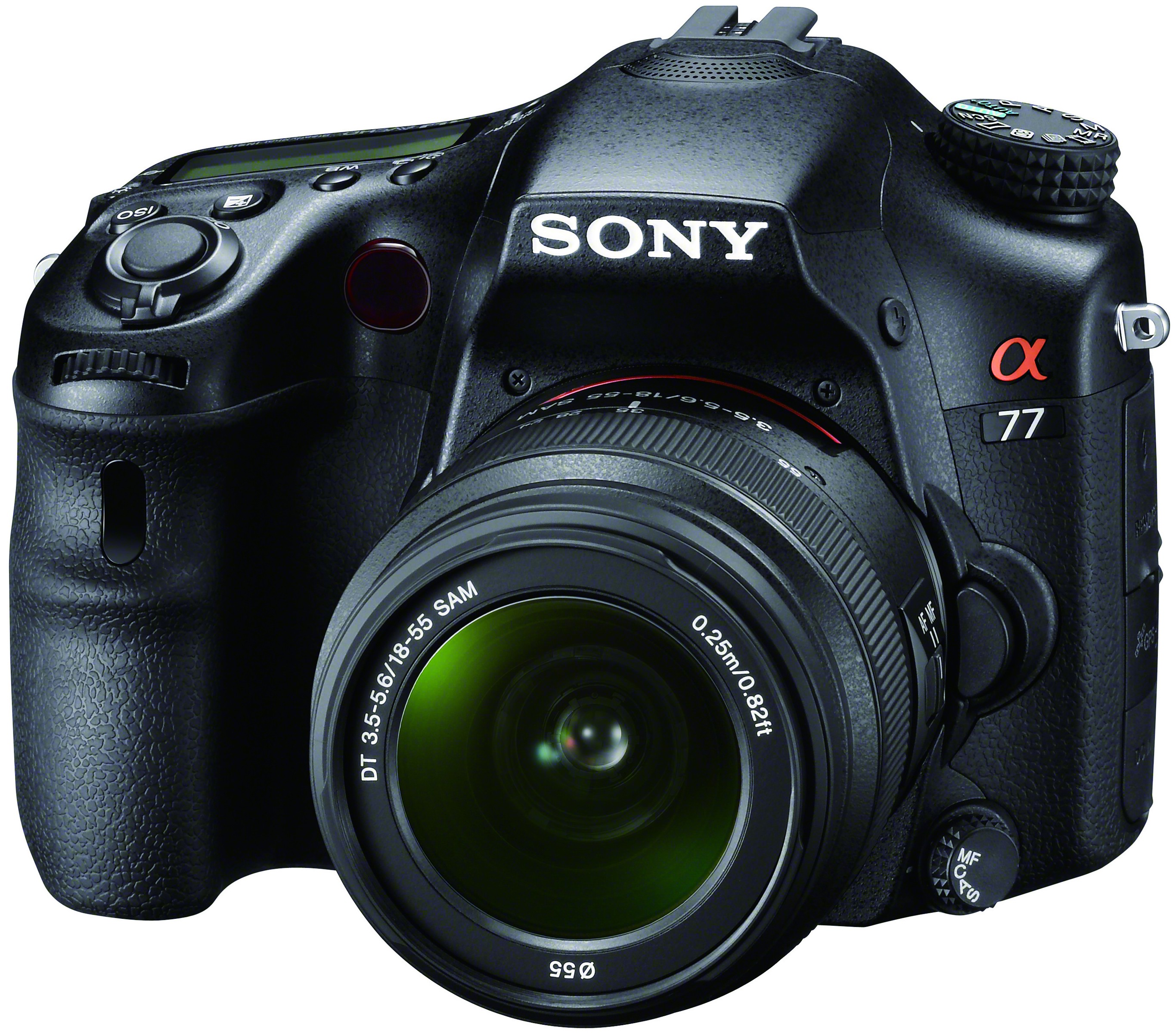 Sony Alpha A77 Systemkamera med 18-55mm objektiv