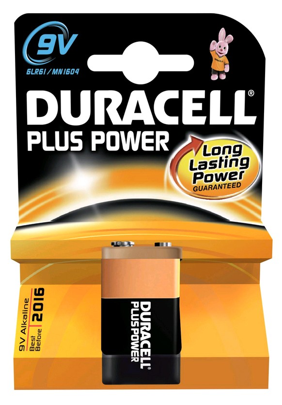 Duracell Batteri 9V Plus Power (1 st)