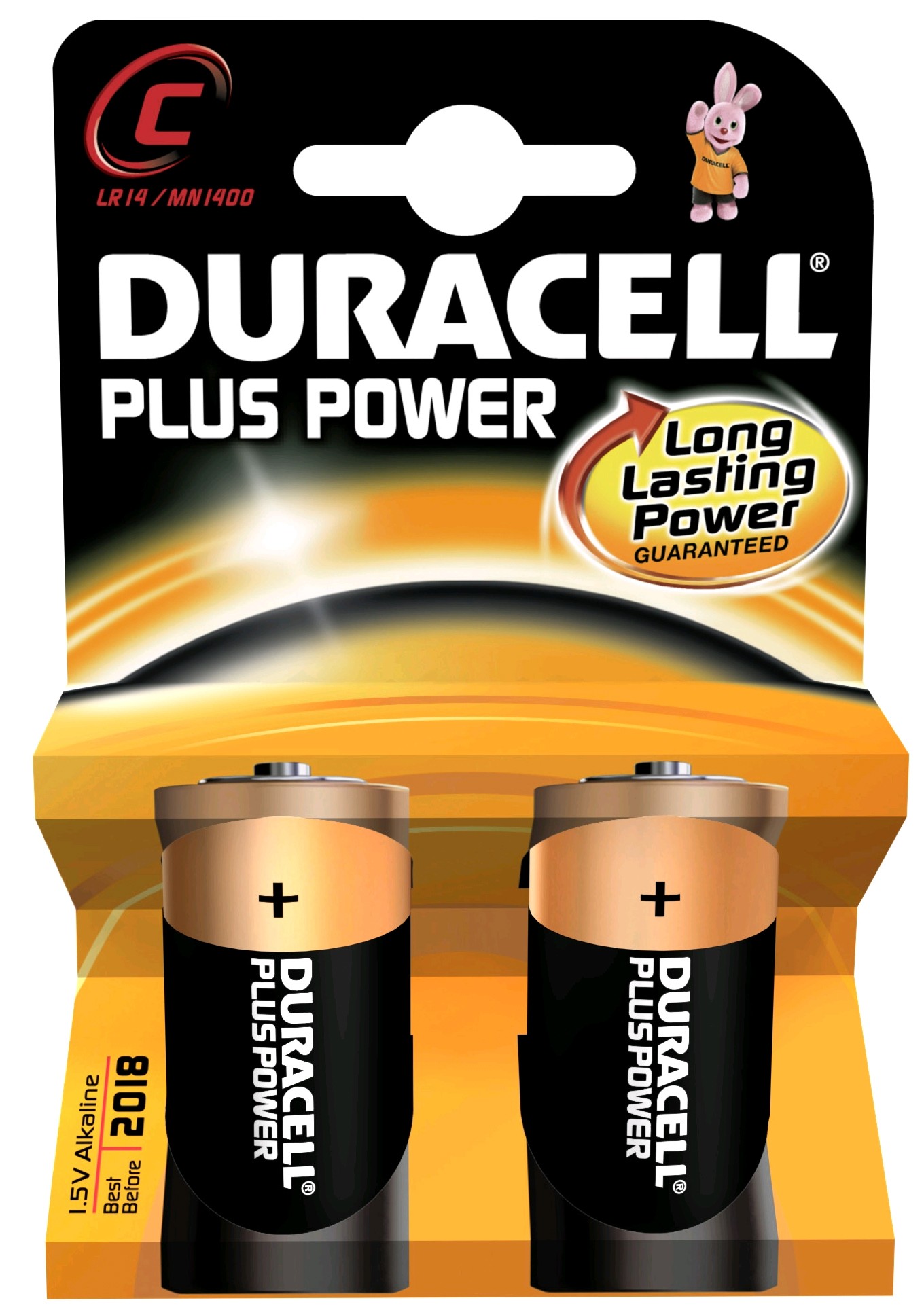 Duracell Batteri C Plus Power (2 st)