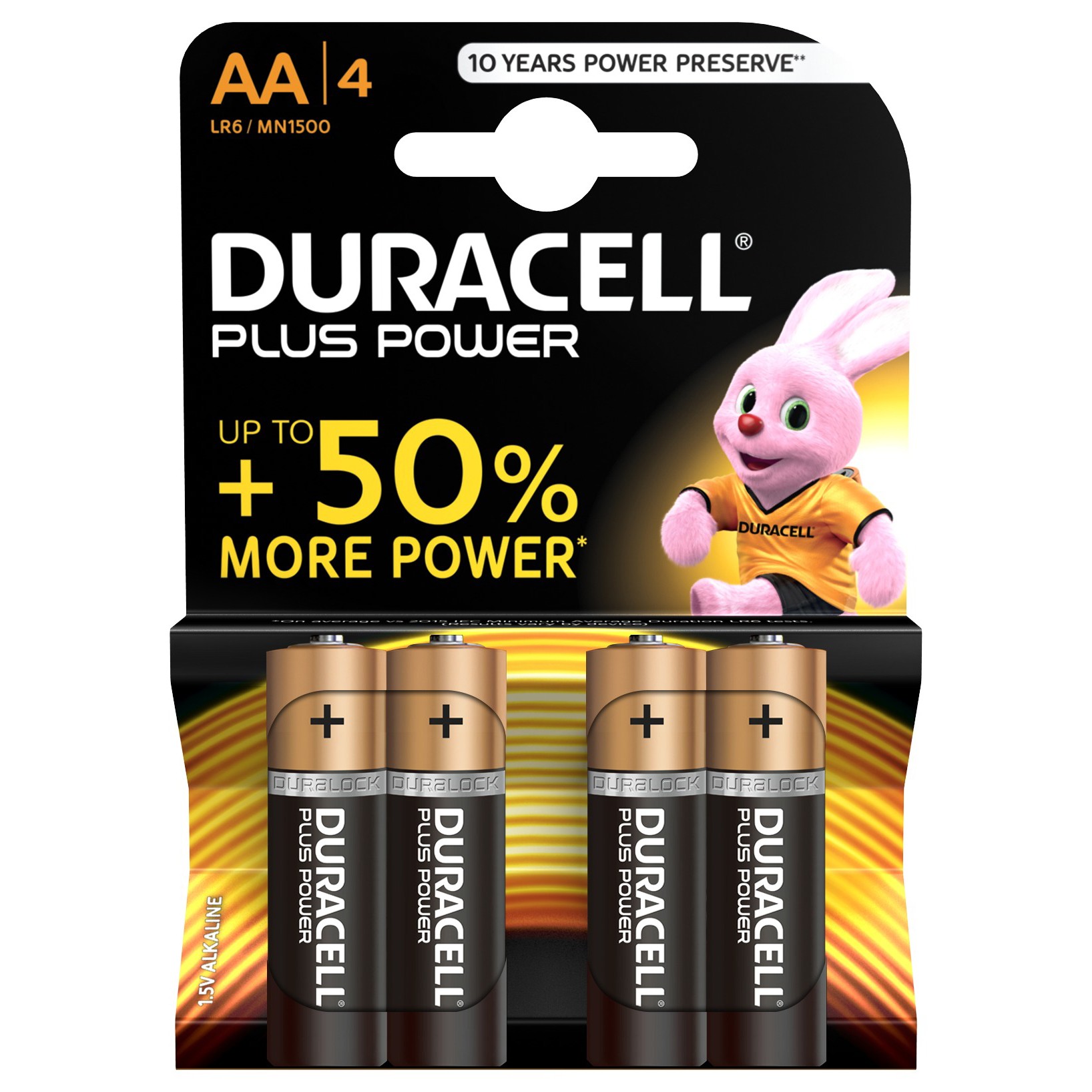 Duracell Batterier AA Plus Power (4 st)