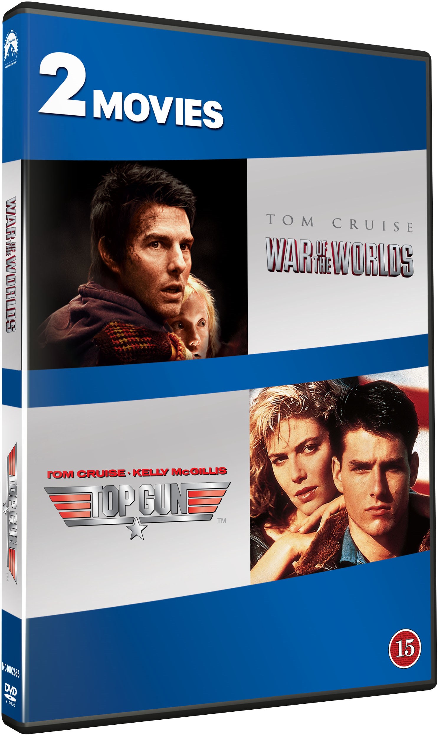 Världarnas Krig + Top Gun (DVD)