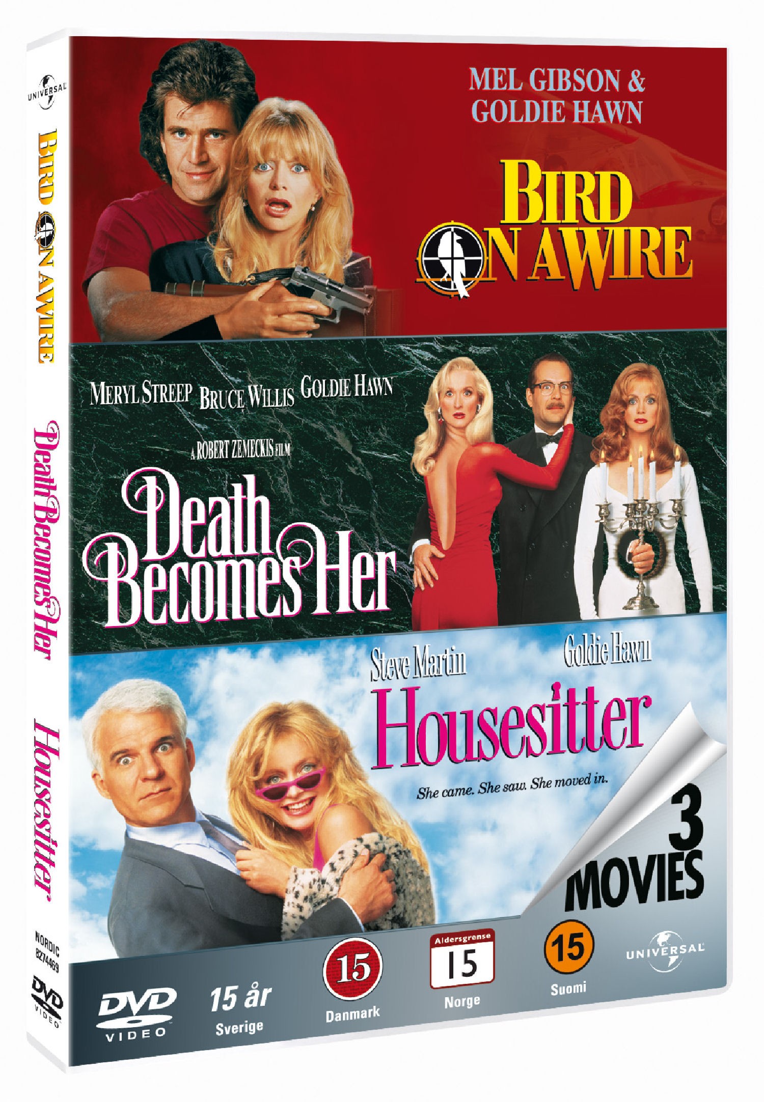 Bird on a Wire + Death Becomes Her + Housesitter (DVD)