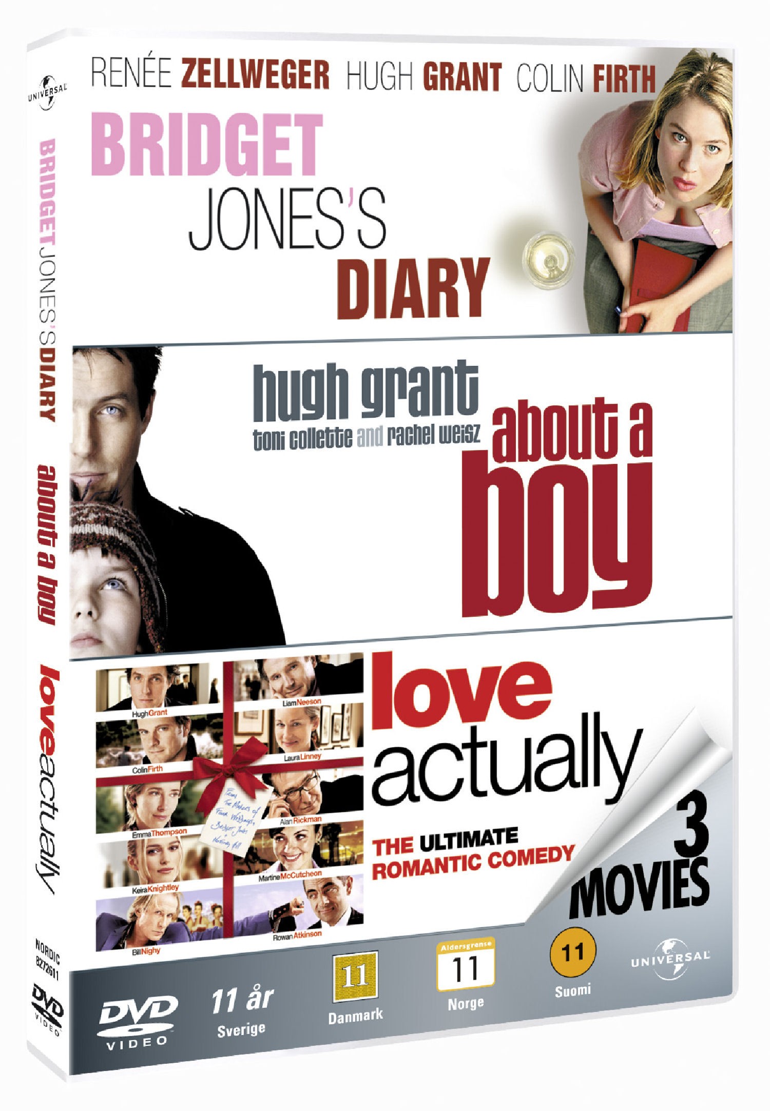 Bridget Jones' Diary/ About a Boy/ Love Actually (DVD)