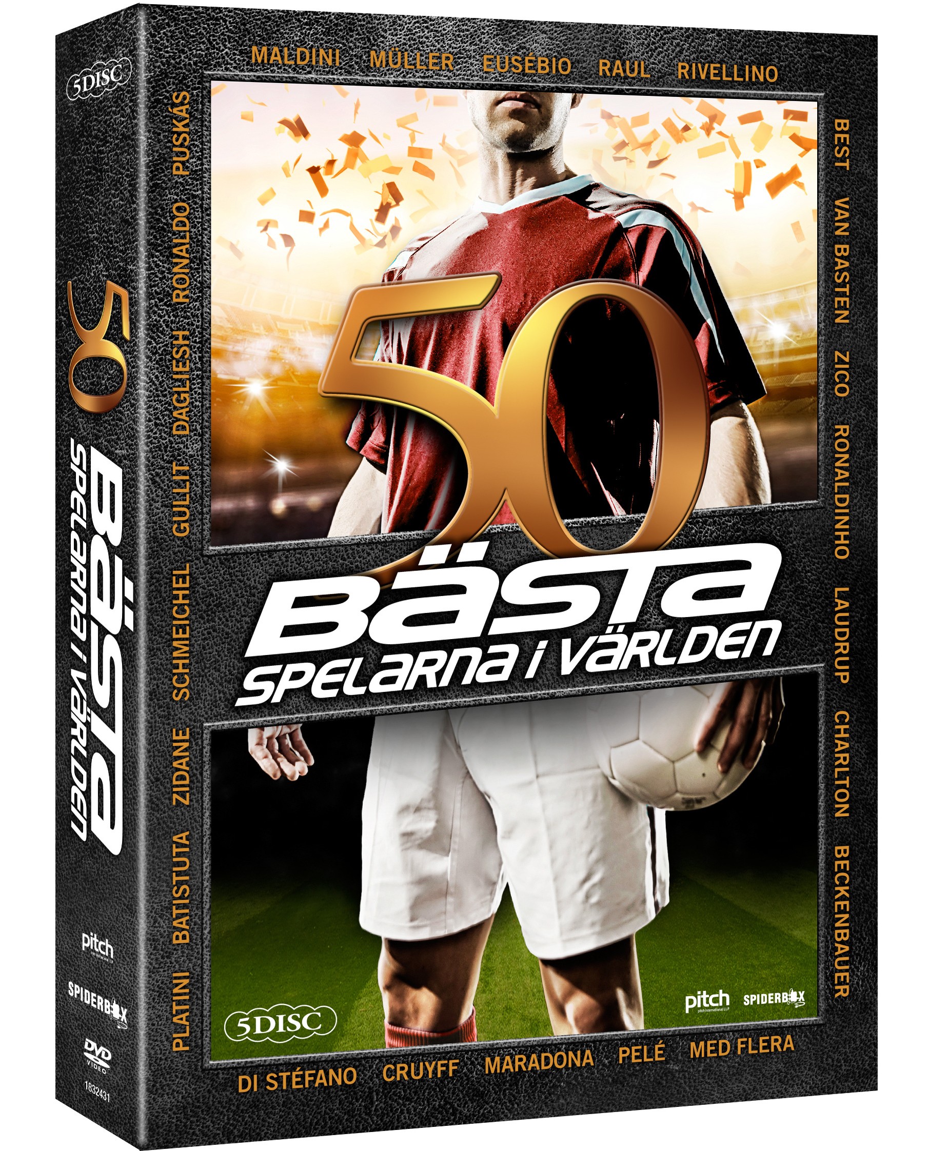 50 B&auml;sta Spelarna i V&auml;rlden (DVD)