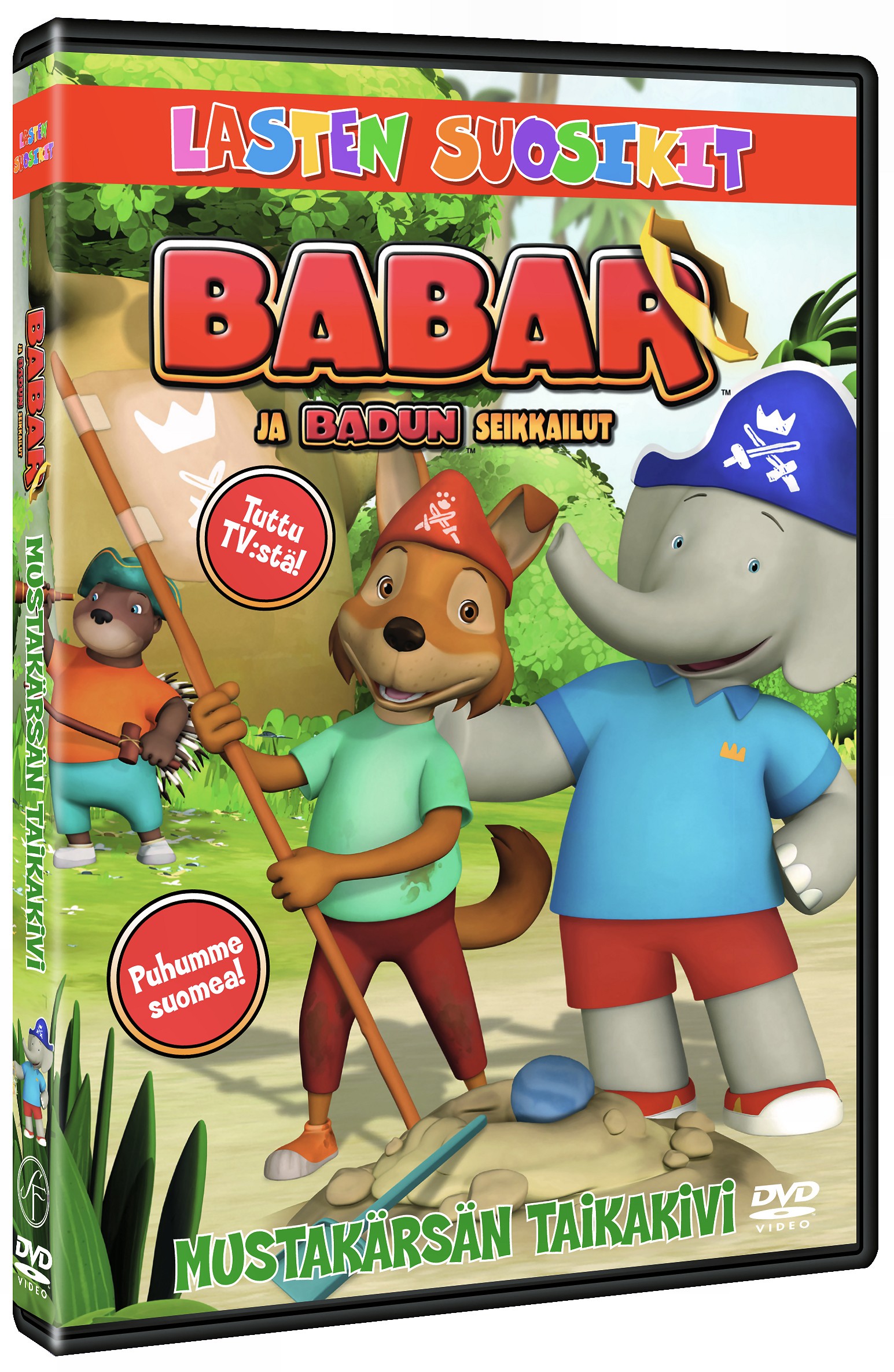 Babar ja Badun seikkailut 4 Mustakärsän taikakivi (DV