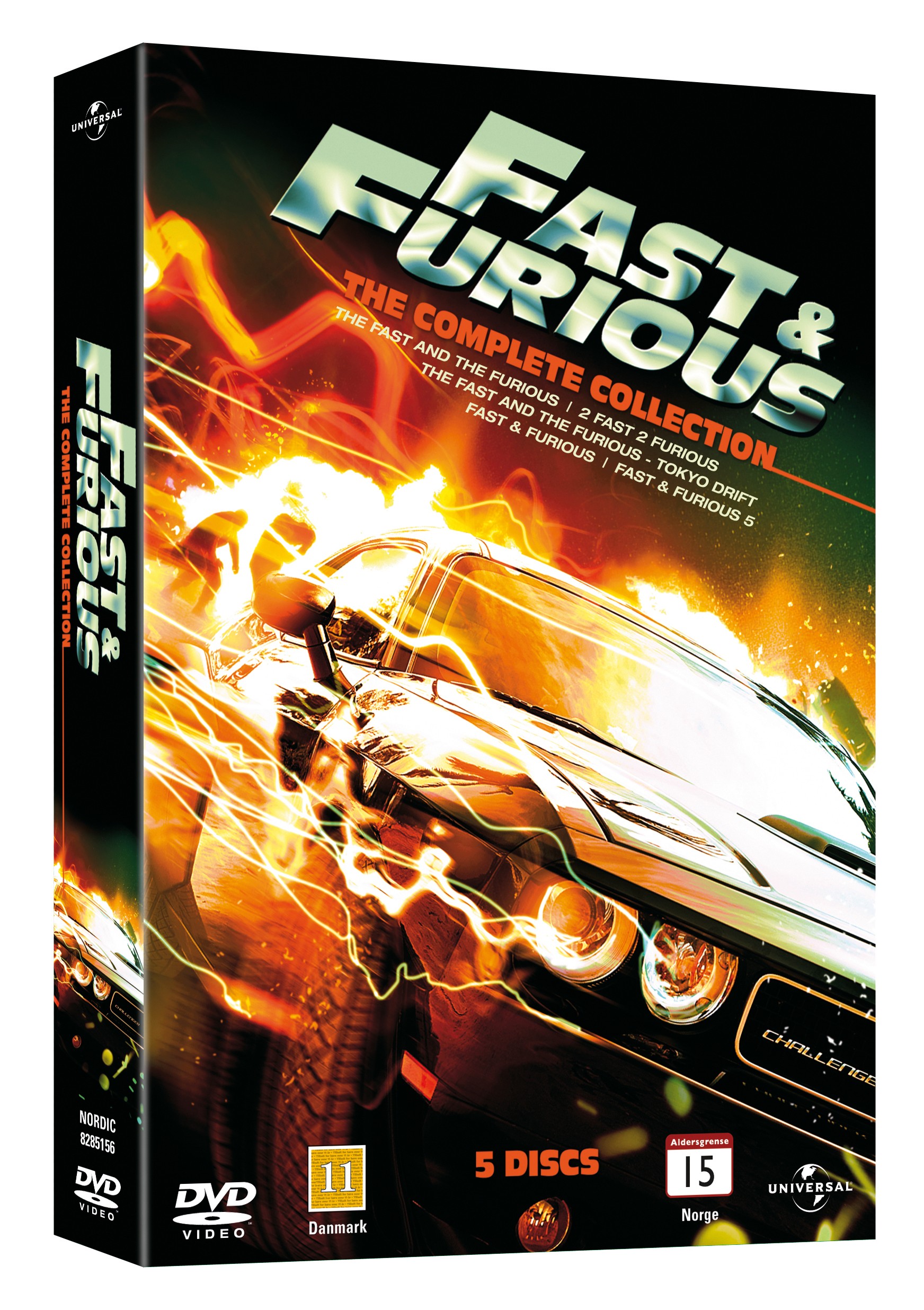 Fast & Furious Box 1-5 (DVD)