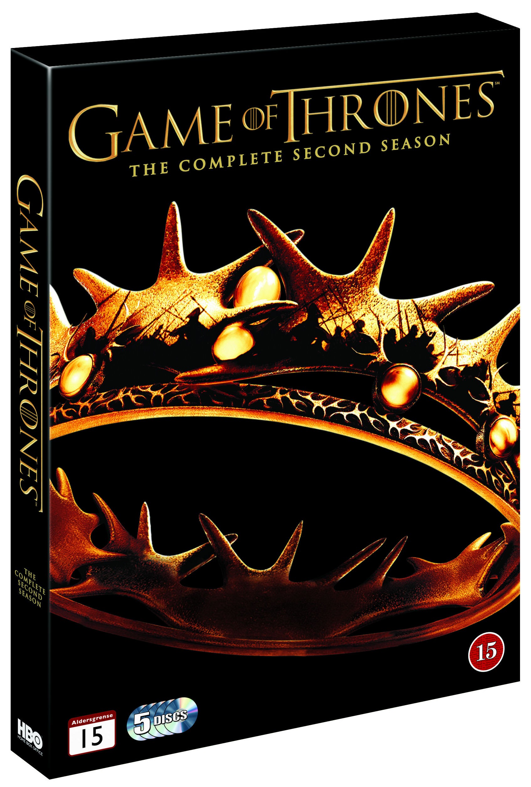 Game of Thrones: sesong 2 (DVD)