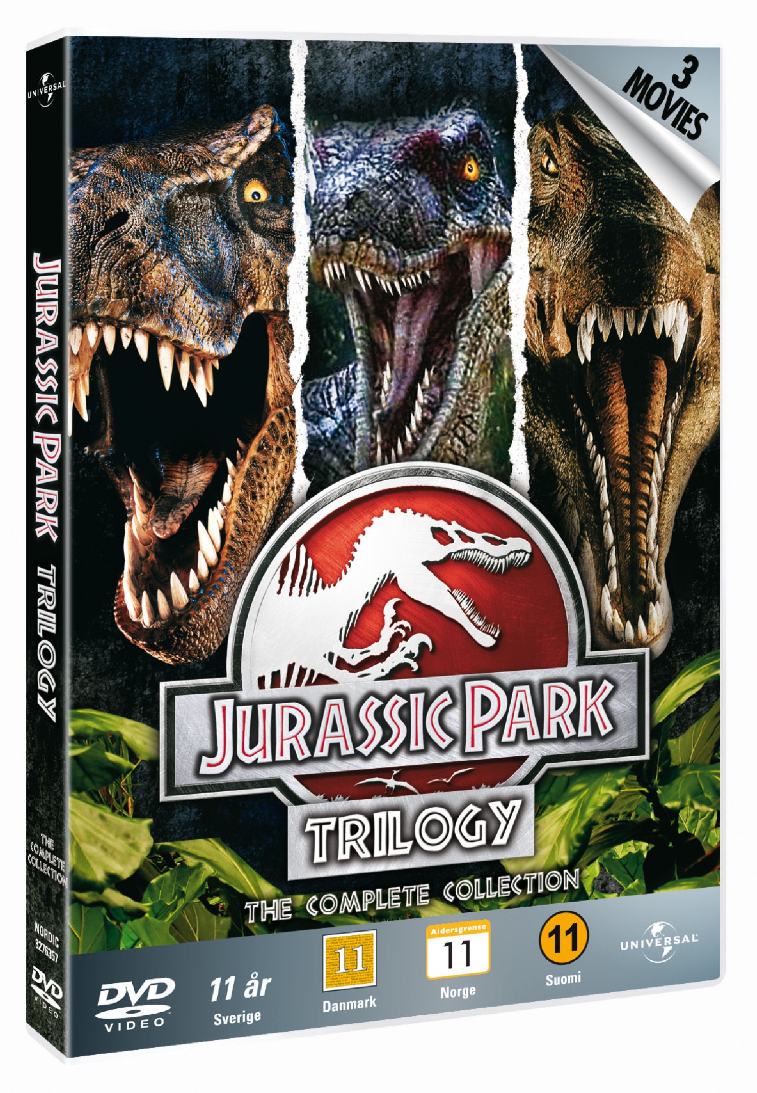 Jurassic Park + The Lost World + Jurassic Park 3 (DVD)