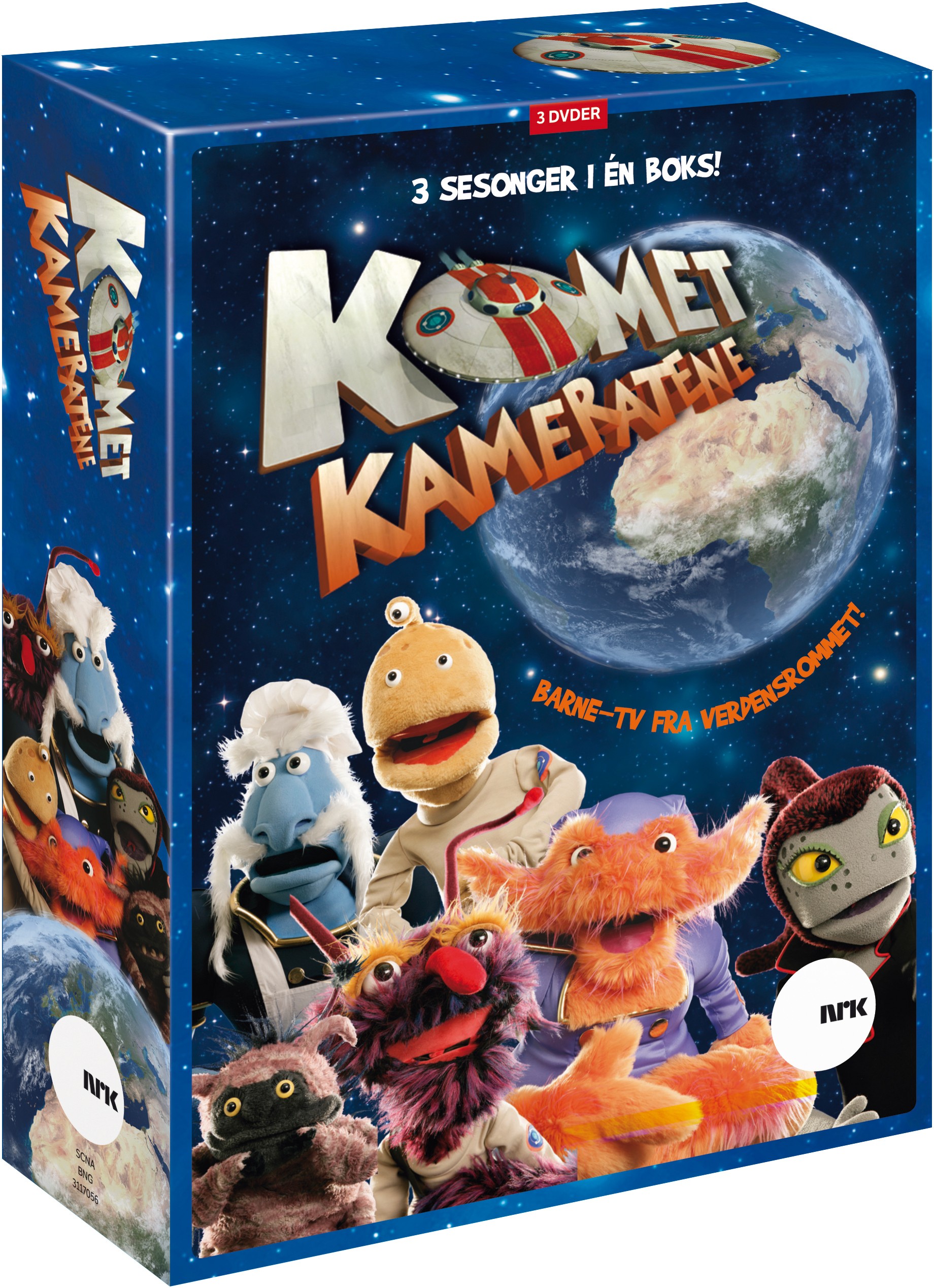 Kometkameratene: sesong 1-3 (DVD)