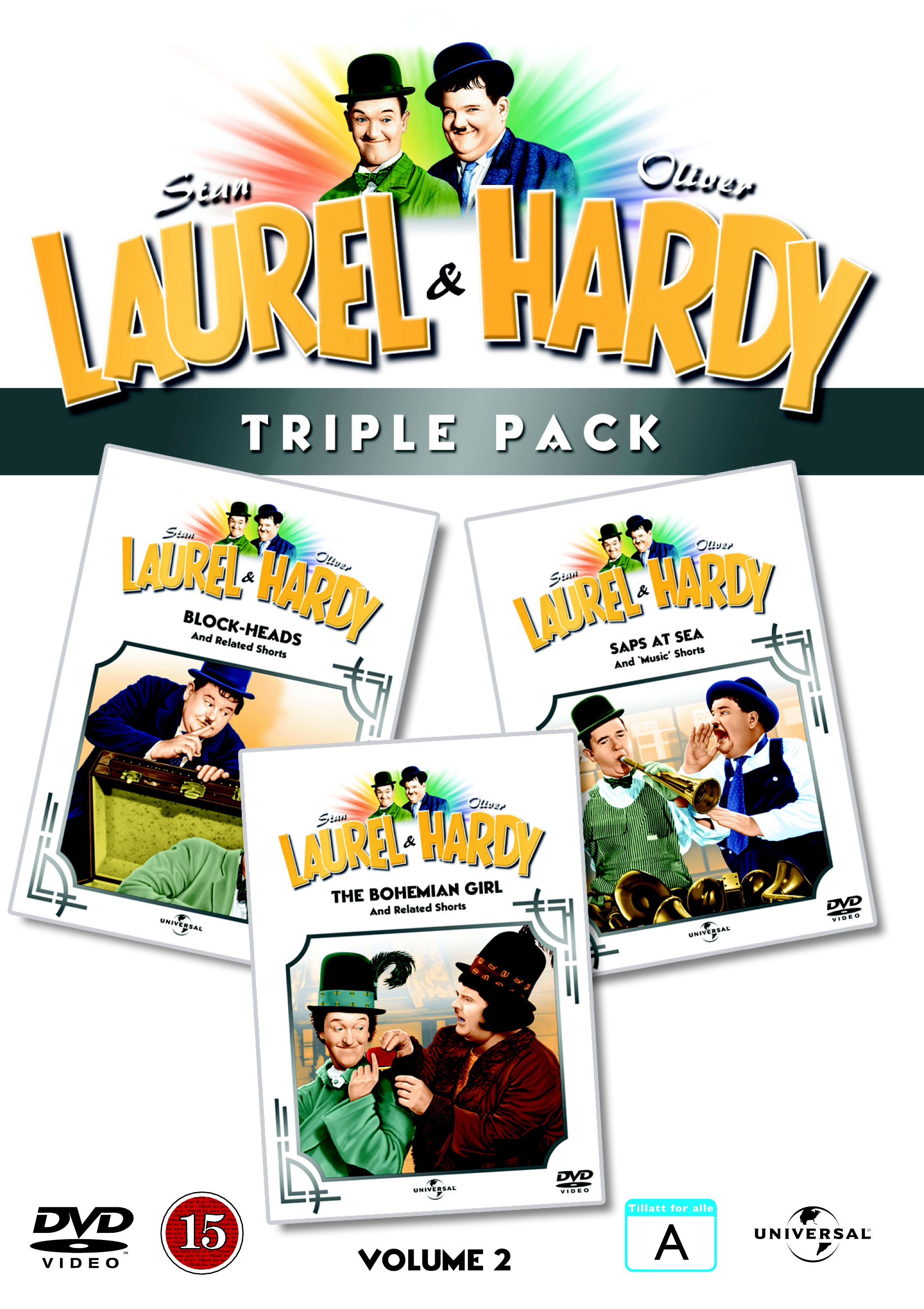 Gøg og Gokke triple pack:  Vol. 2 (DVD)
