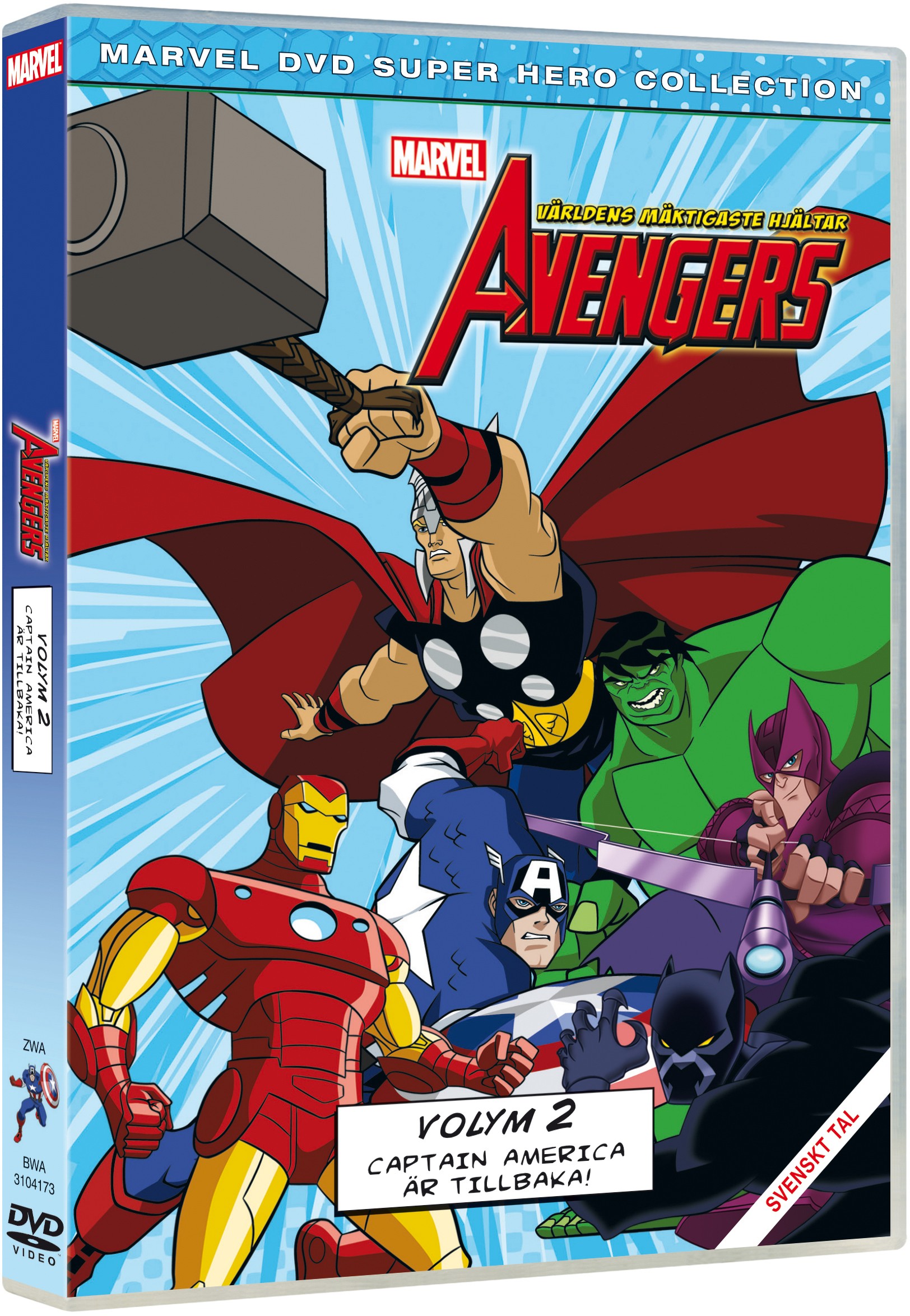 Avengers - V&auml;rldens m&auml;ktigaste hj&auml;ltar V2 (DVD)