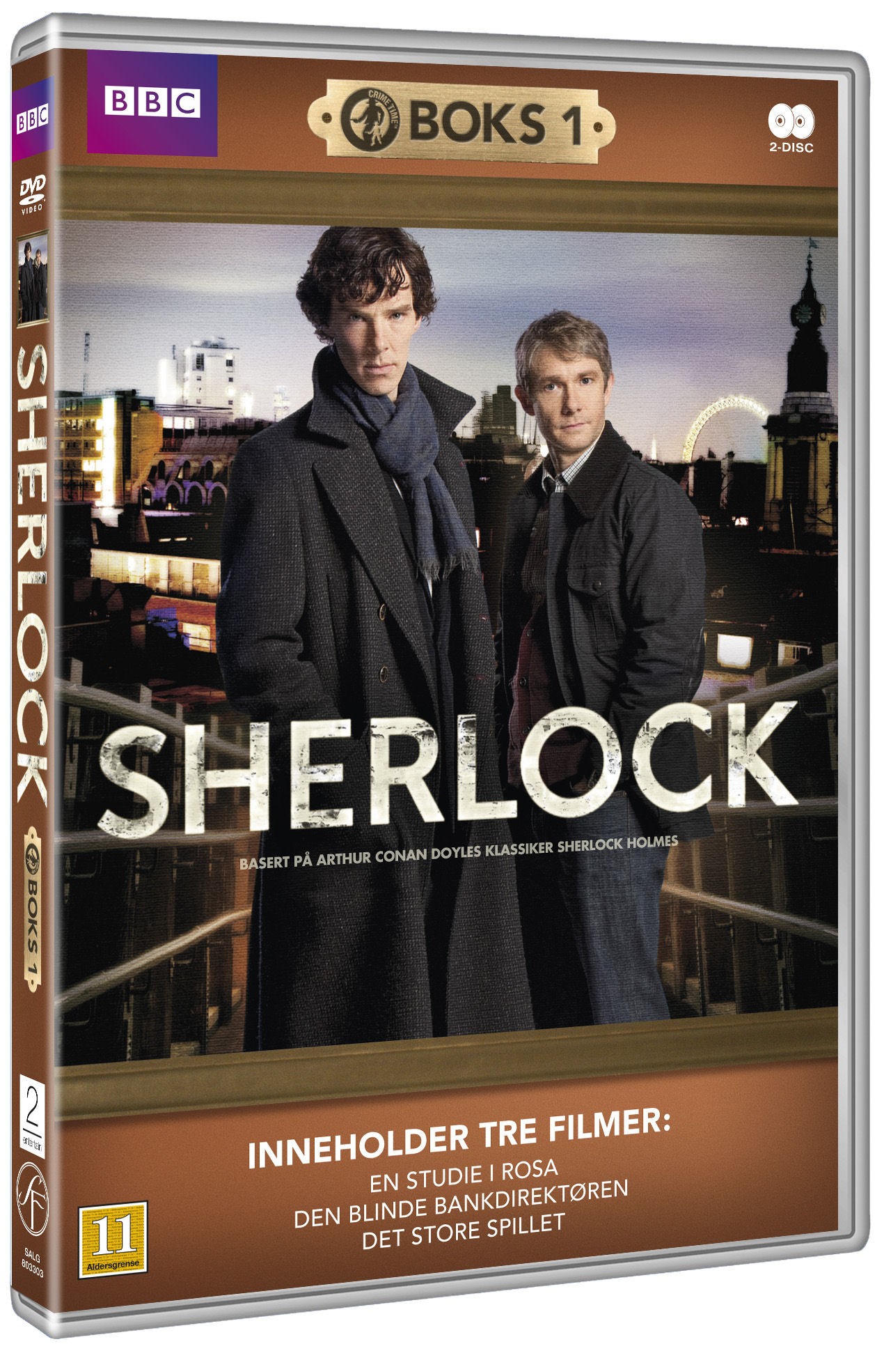 Sherlock: Sesong 1 (DVD)