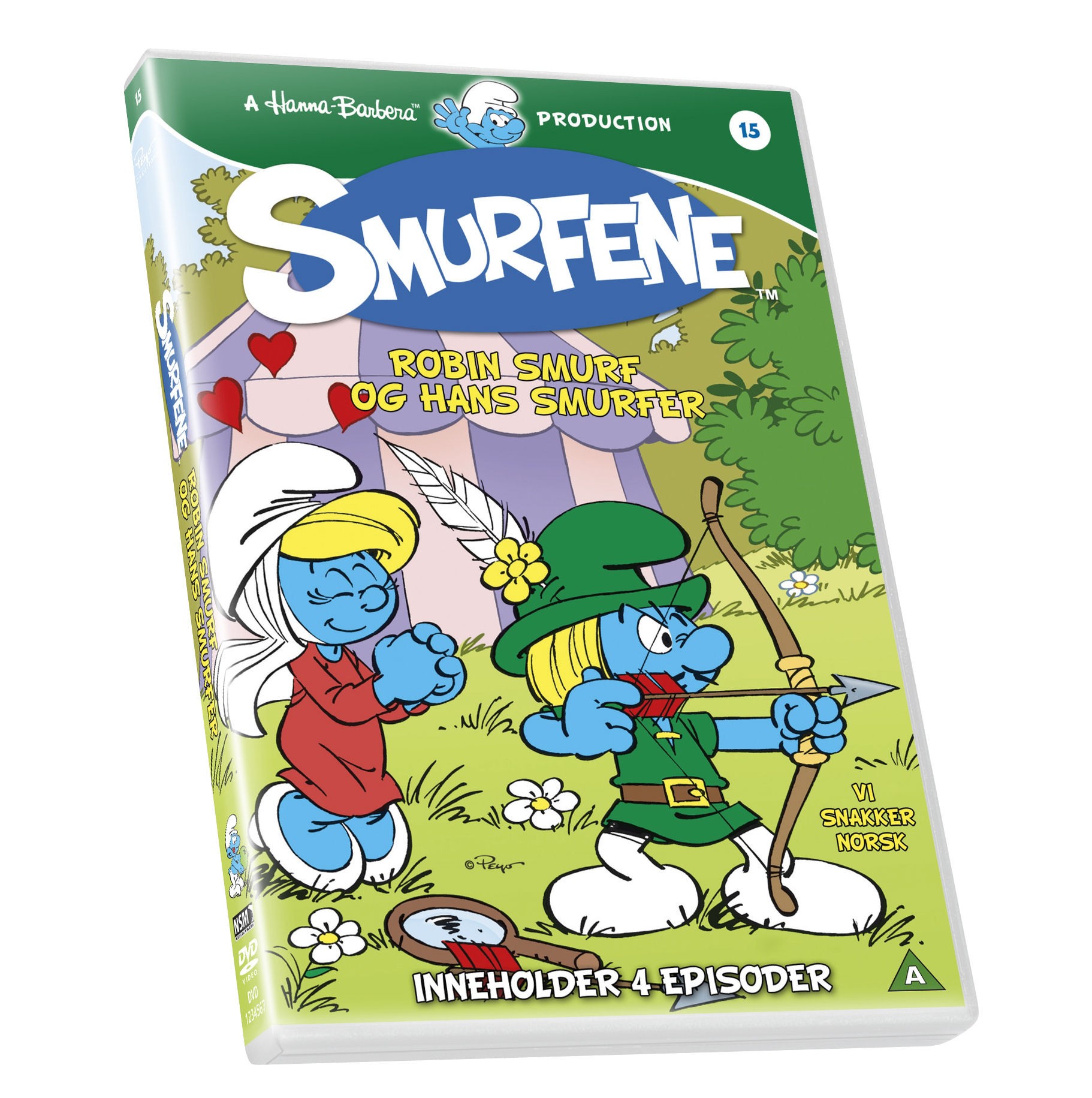Smurfene 15: Robin Smurf og hans smurfer (DVD)