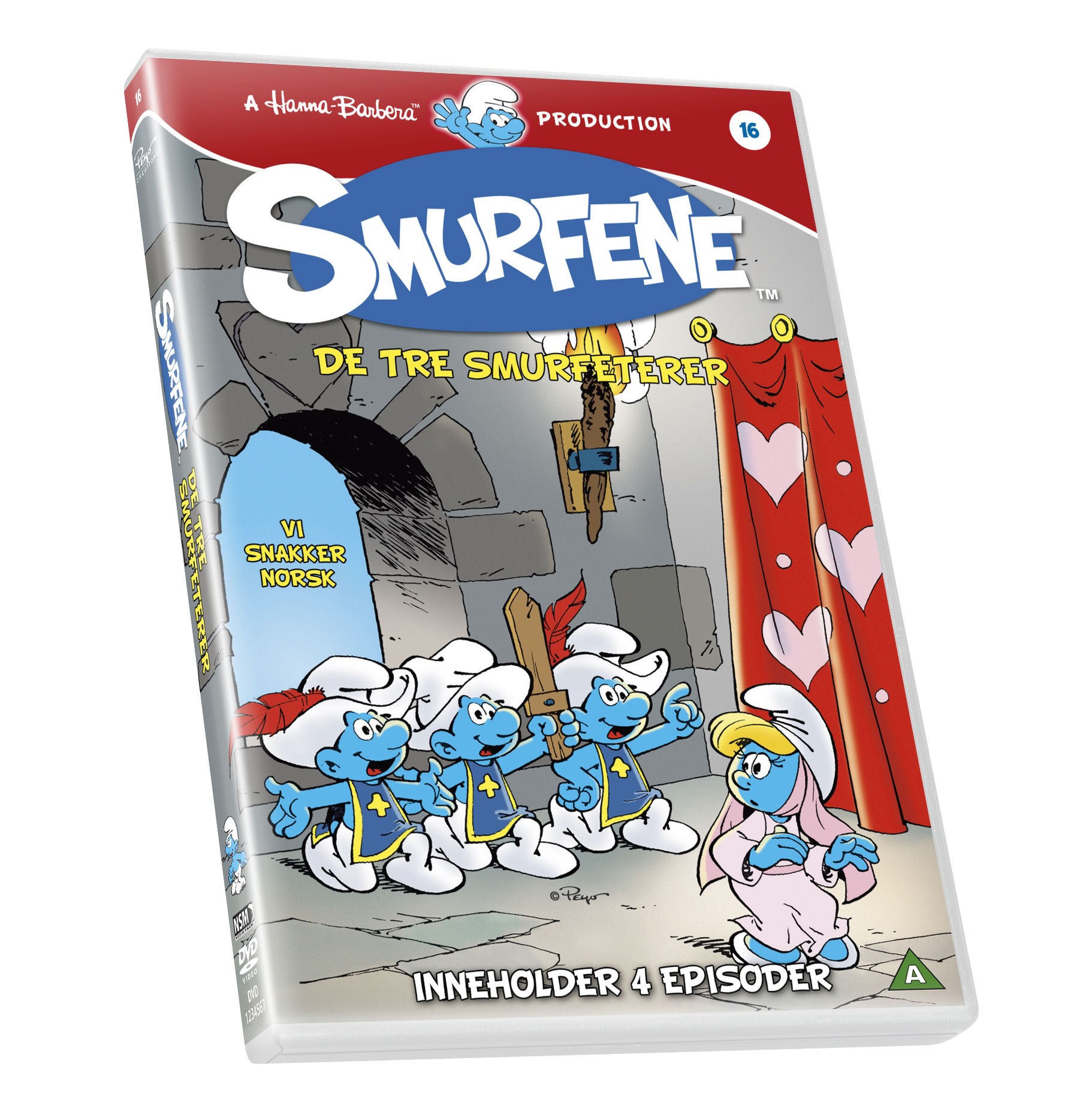Smurfene 16: De 3 Smurfeterer (DVD)