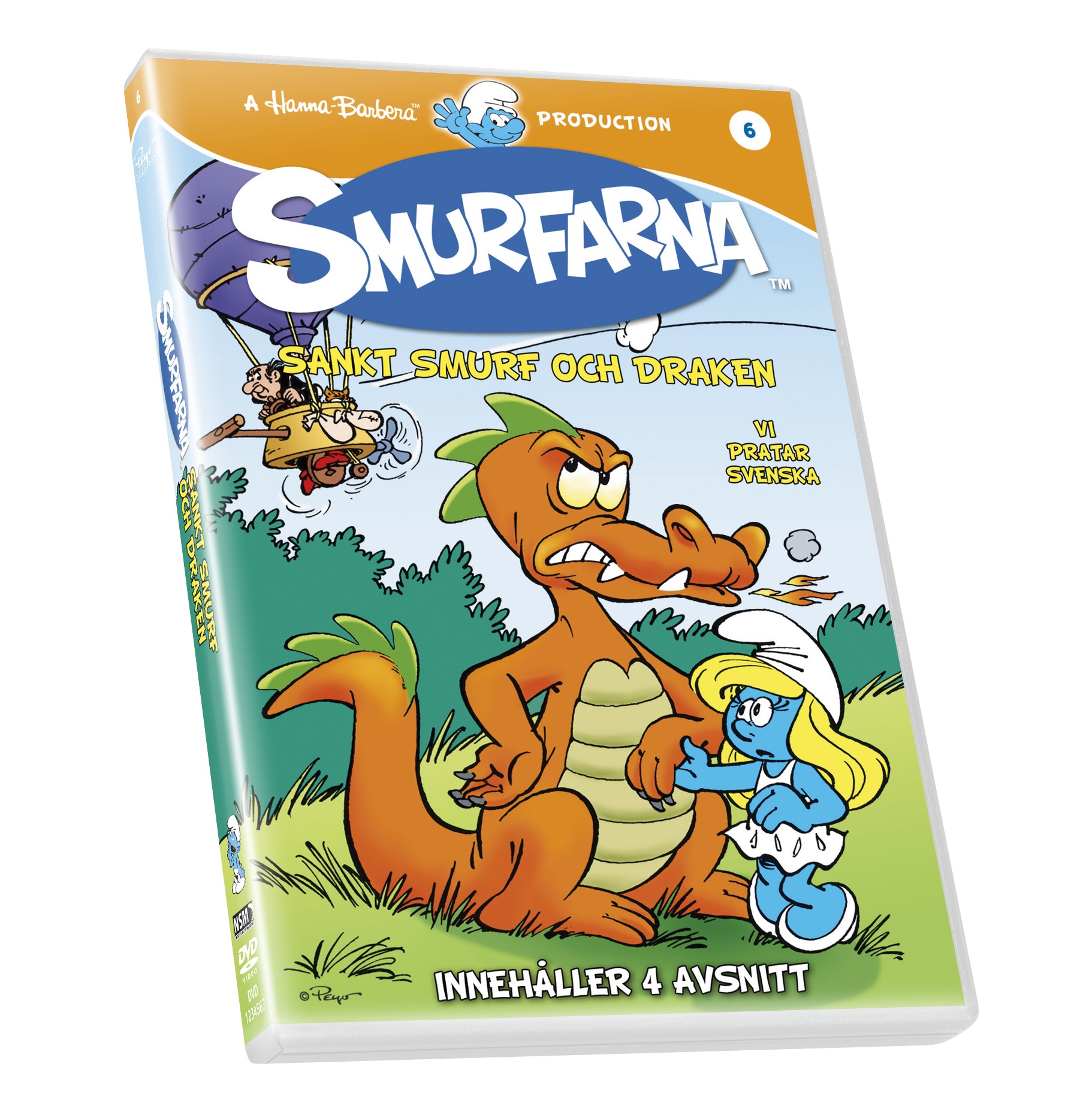 Smurfene 6: Sankt Smurf og Dragen (DVD)