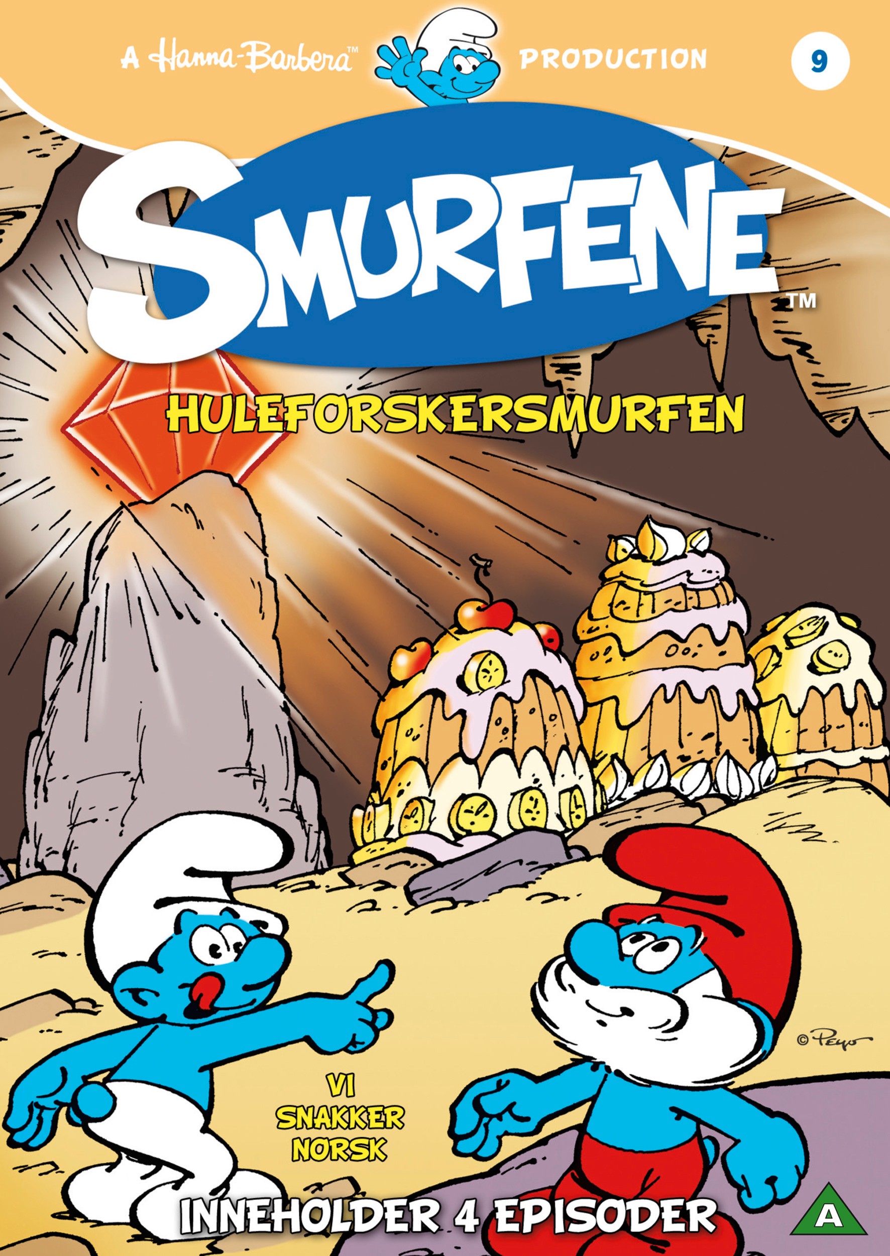 Smurfene 9: Huleforskersmurfen (DVD)