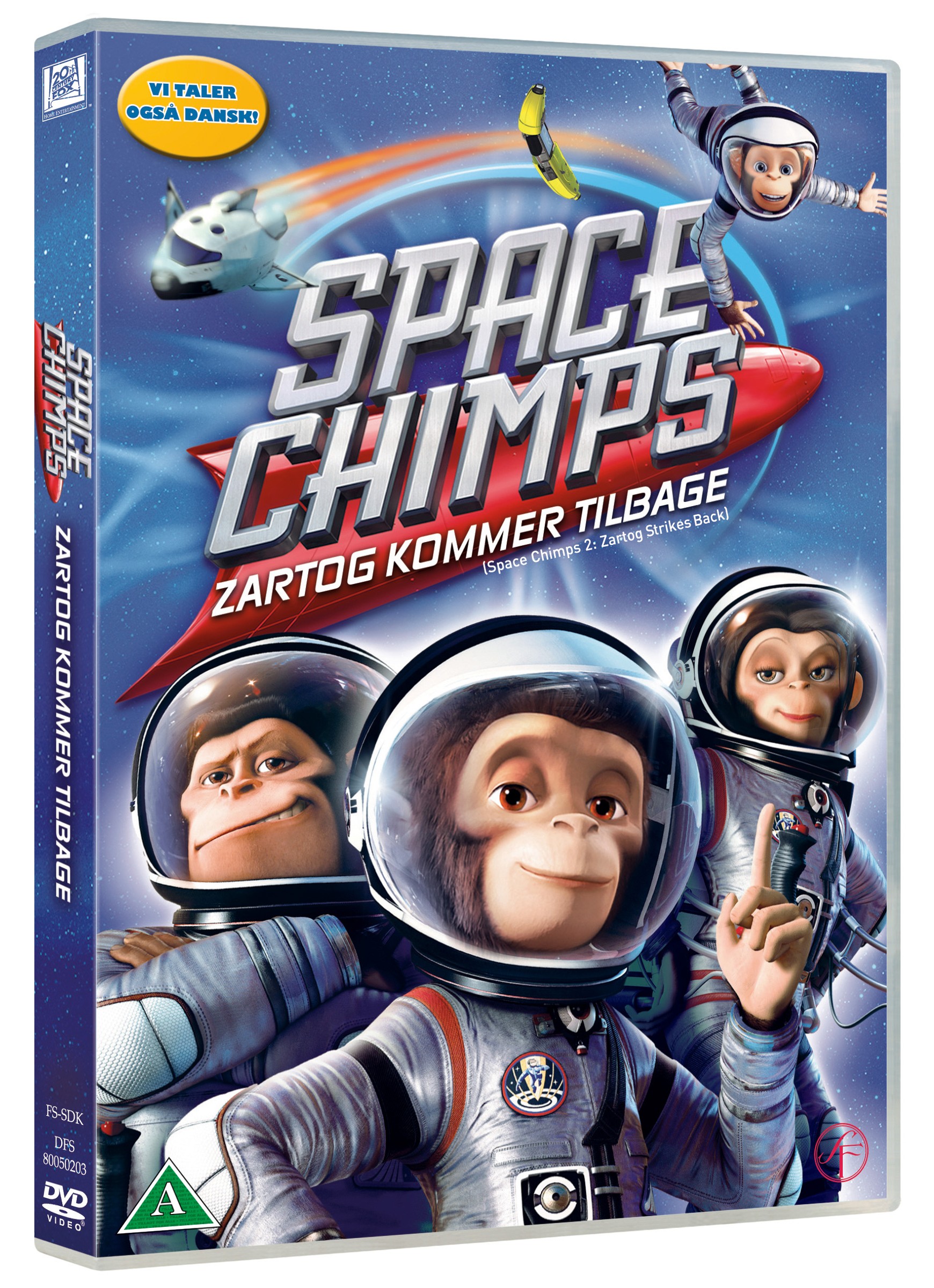 Space Chimps 2: Zartog kommer tilbage (DVD)