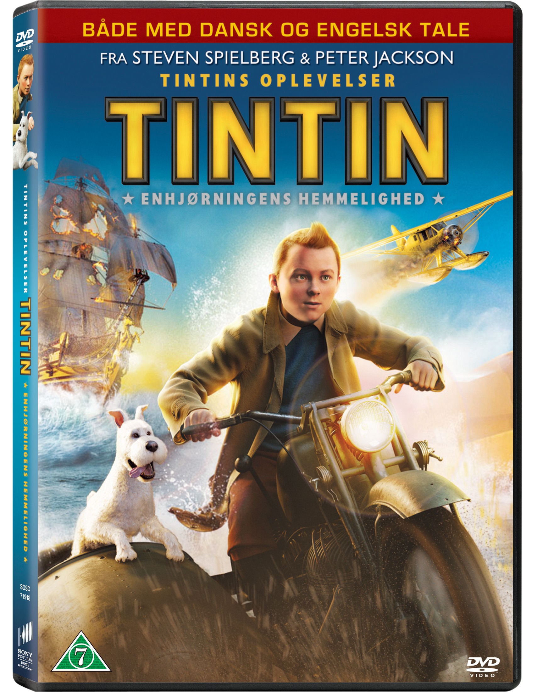 Tintin: Enhjørningens hemmelighed  (DVD)